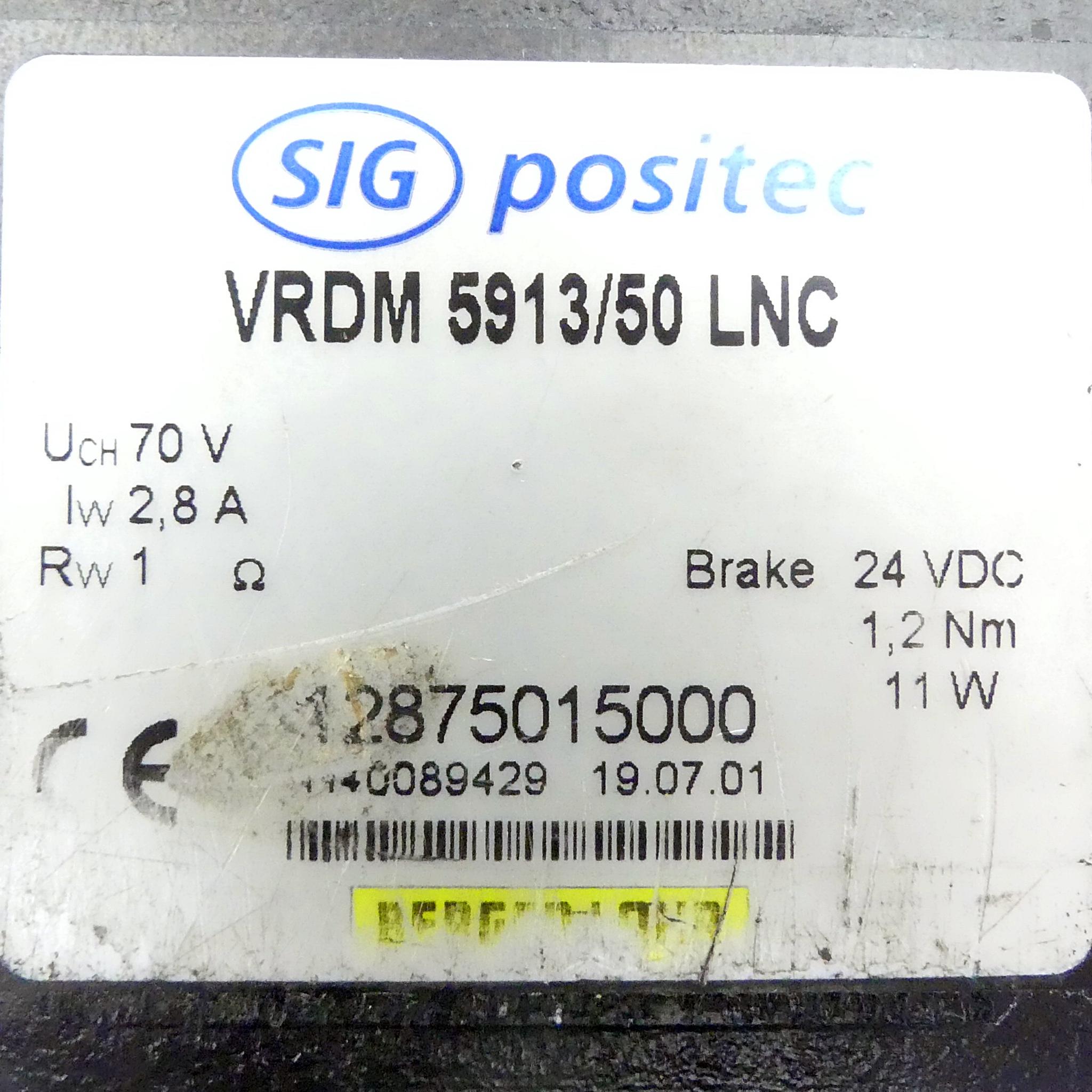 Produktfoto 2 von SIG Schrittmotor VRDM5913/50 LNC