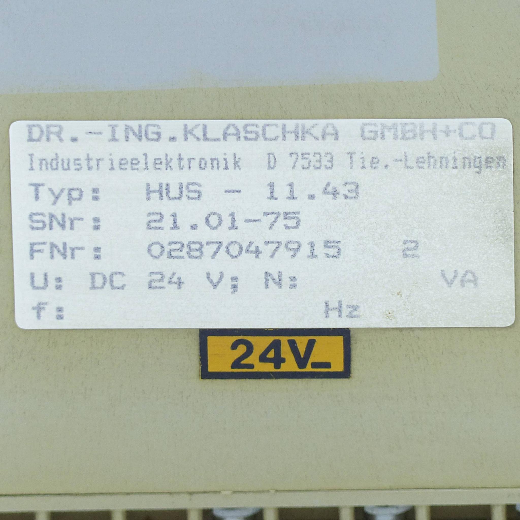 Produktfoto 2 von KLASCHKA Kontrolleinheit