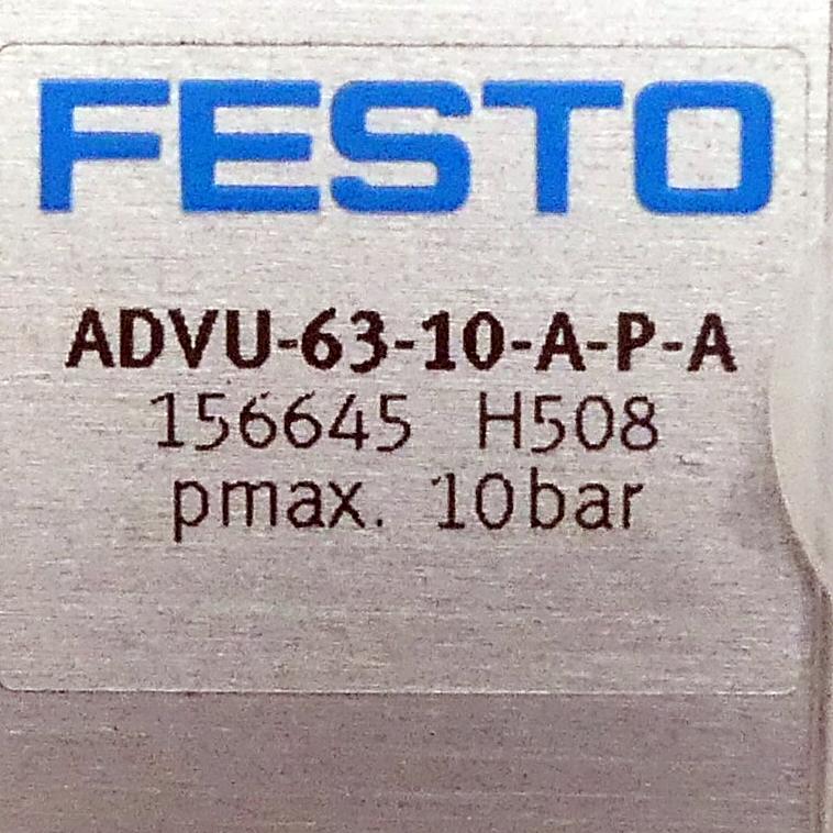 Produktfoto 2 von FESTO Pneumatikzylinder ADVU-63-10-A-P-A