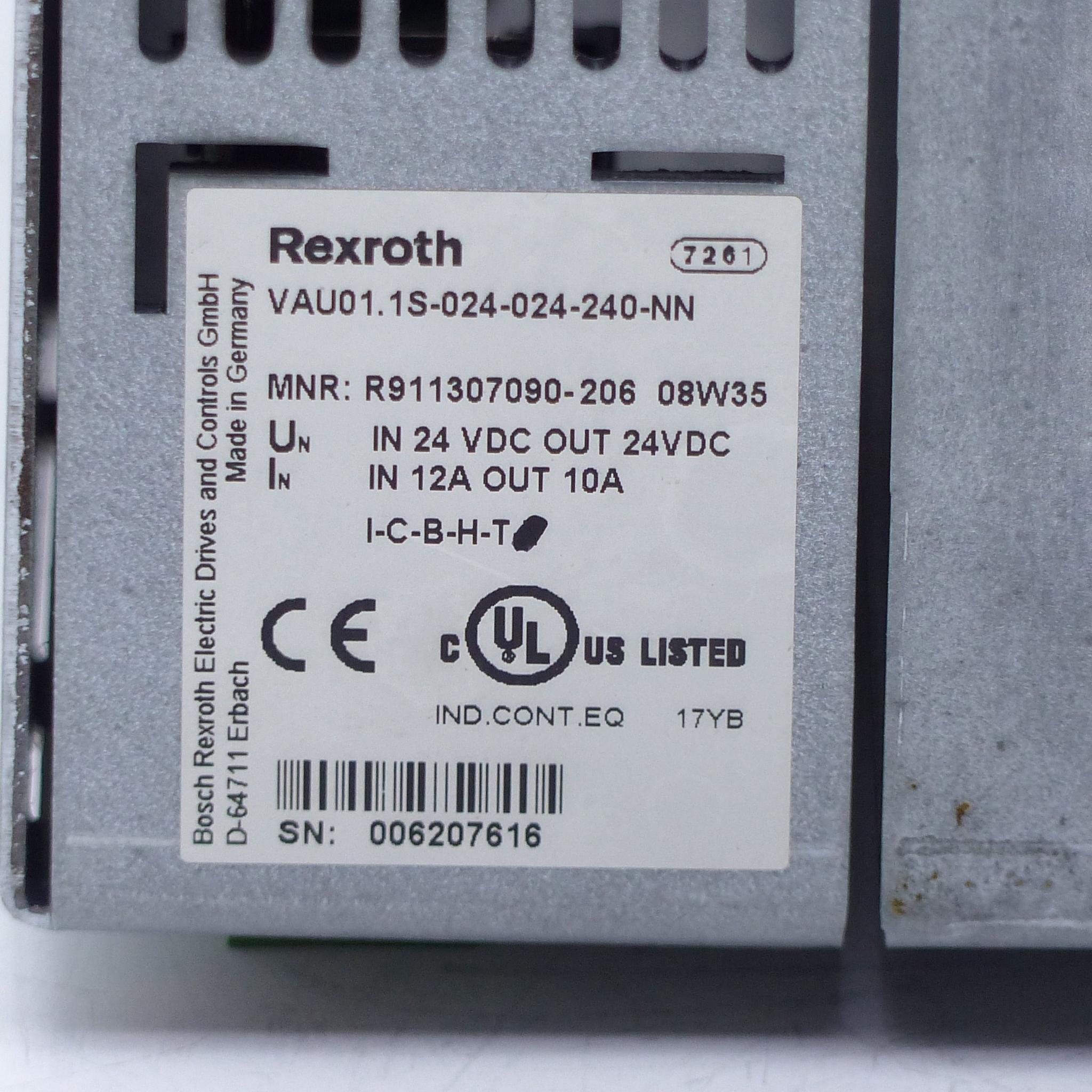 Produktfoto 2 von REXROTH Unterbrechungsfreie Stromversorgung VAU01.1S-024-024-240-NN