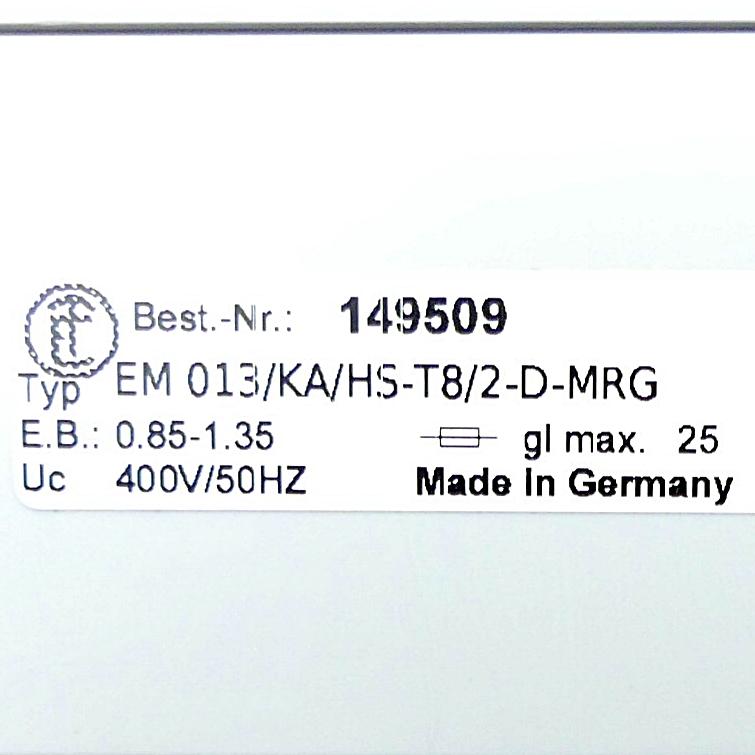 Produktfoto 2 von ELEKTRA Motorschutz-Haupt-Not-Aus-Schalter EM 013/KA/HS-T8/2-D-MRG