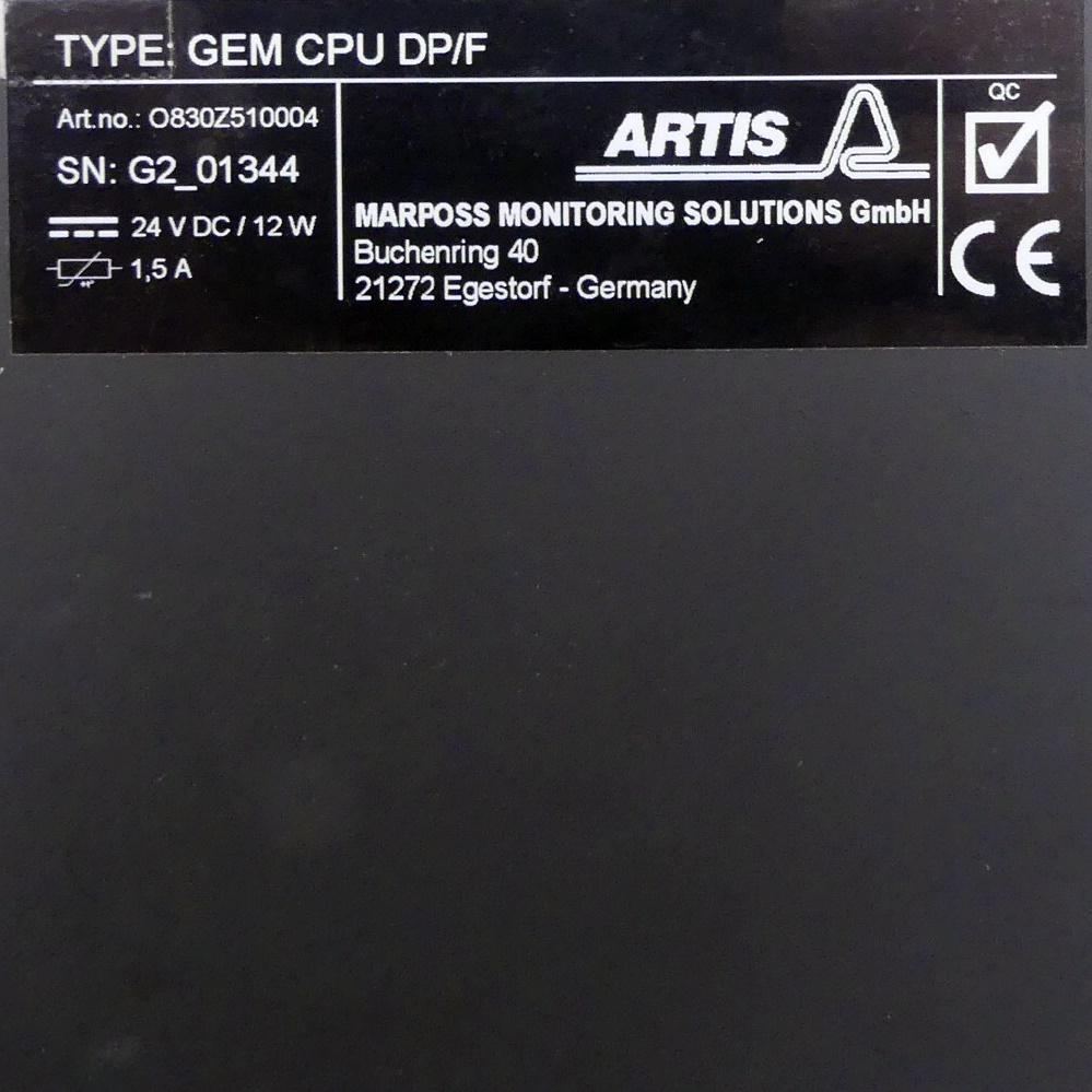 Produktfoto 2 von ARTIS GEM CPU DP/F Basismodul