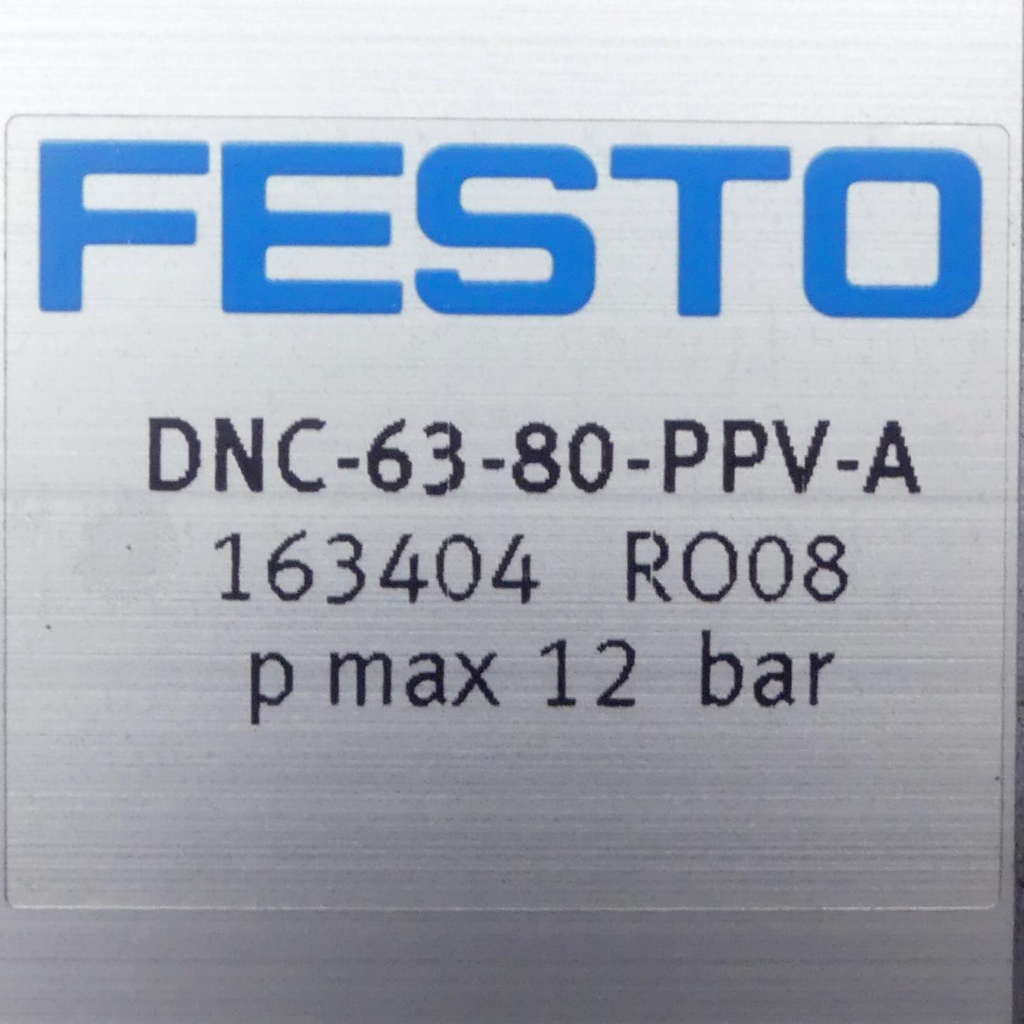 Produktfoto 2 von FESTO Pneumatikzylinder DNC-63-80-PPV-A