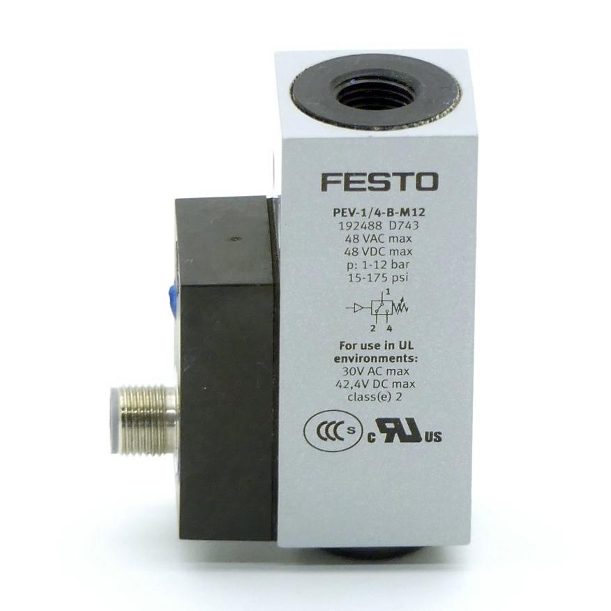 Produktfoto 5 von FESTO Druckschalter PEV-1/4-B-M12