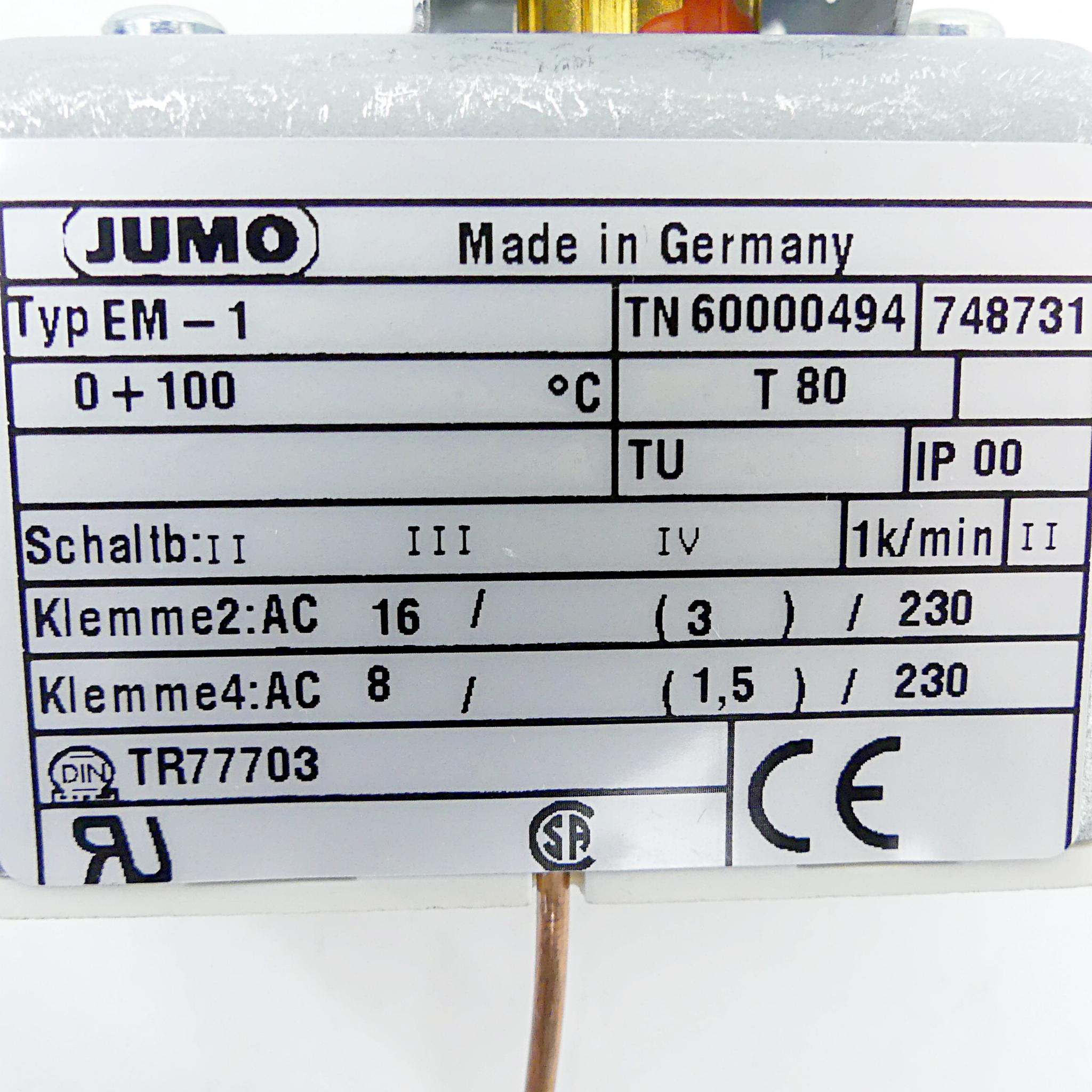 Produktfoto 2 von JUMO Temperaturregler