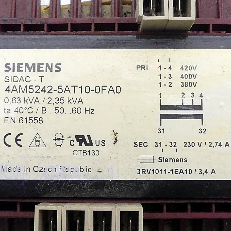 Produktfoto 2 von SIEMENS Sidac - T Transformator