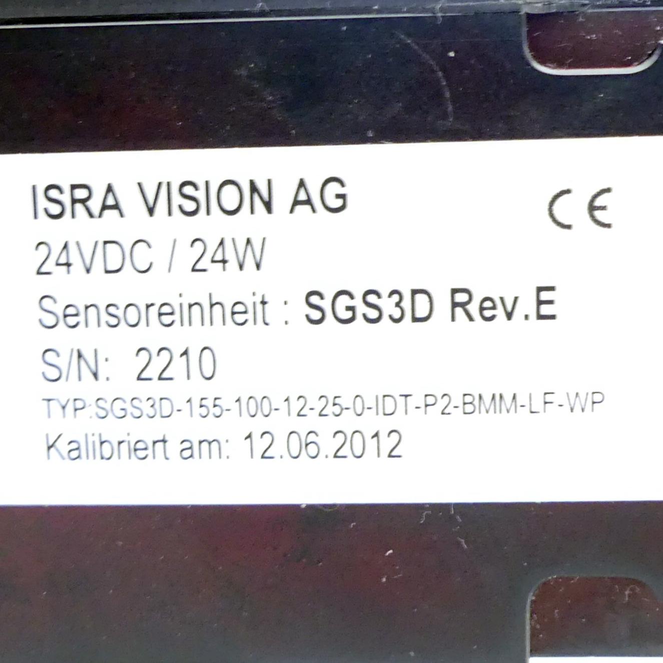 Produktfoto 2 von ISRA_VISION Intelligenter Messsensor SGS3D-155-100-12-25-0-IDT-P2-BMM-LF-WP