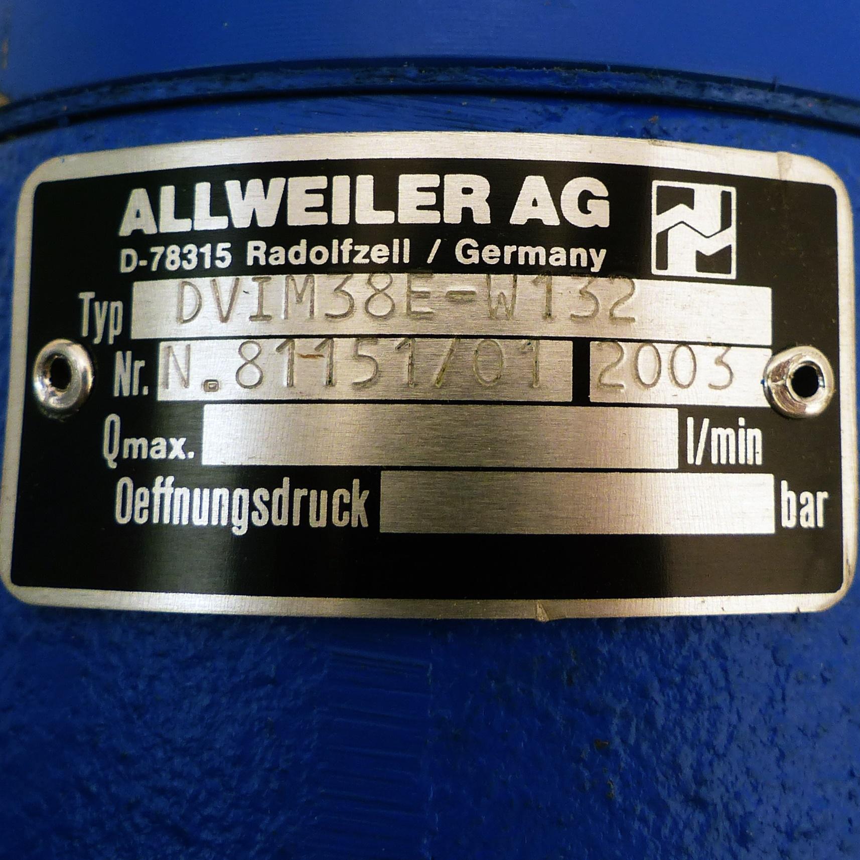 Produktfoto 2 von ALLWEILER AG Ventil