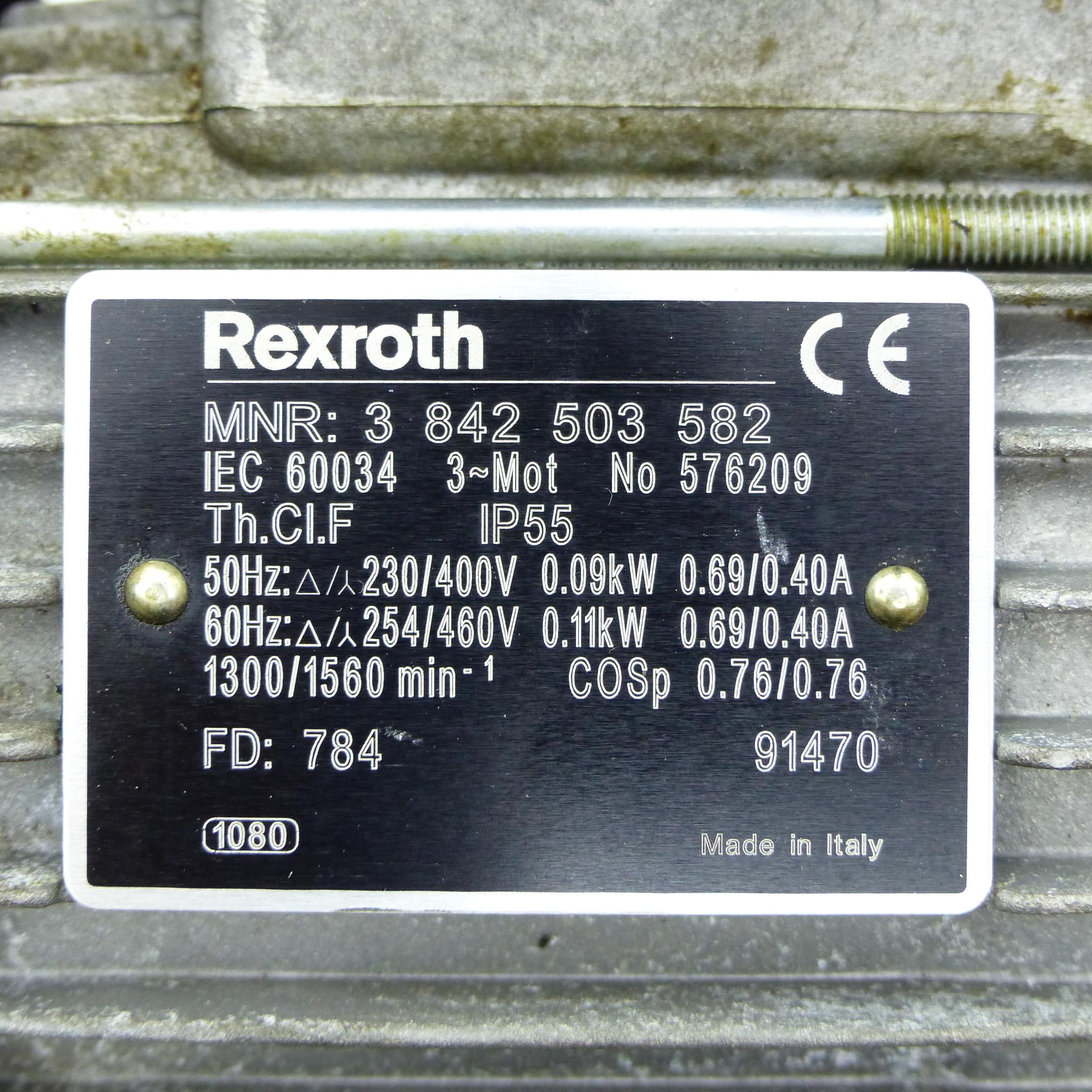 Produktfoto 2 von REXROTH Getriebemotor