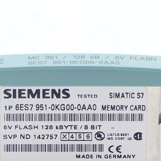 Produktfoto 2 von SIEMENS Simatic S7 MEMORY CARD MC951