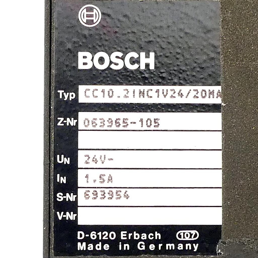 Produktfoto 2 von BOSCH Baugruppe CC10.2INC1V24/20MA