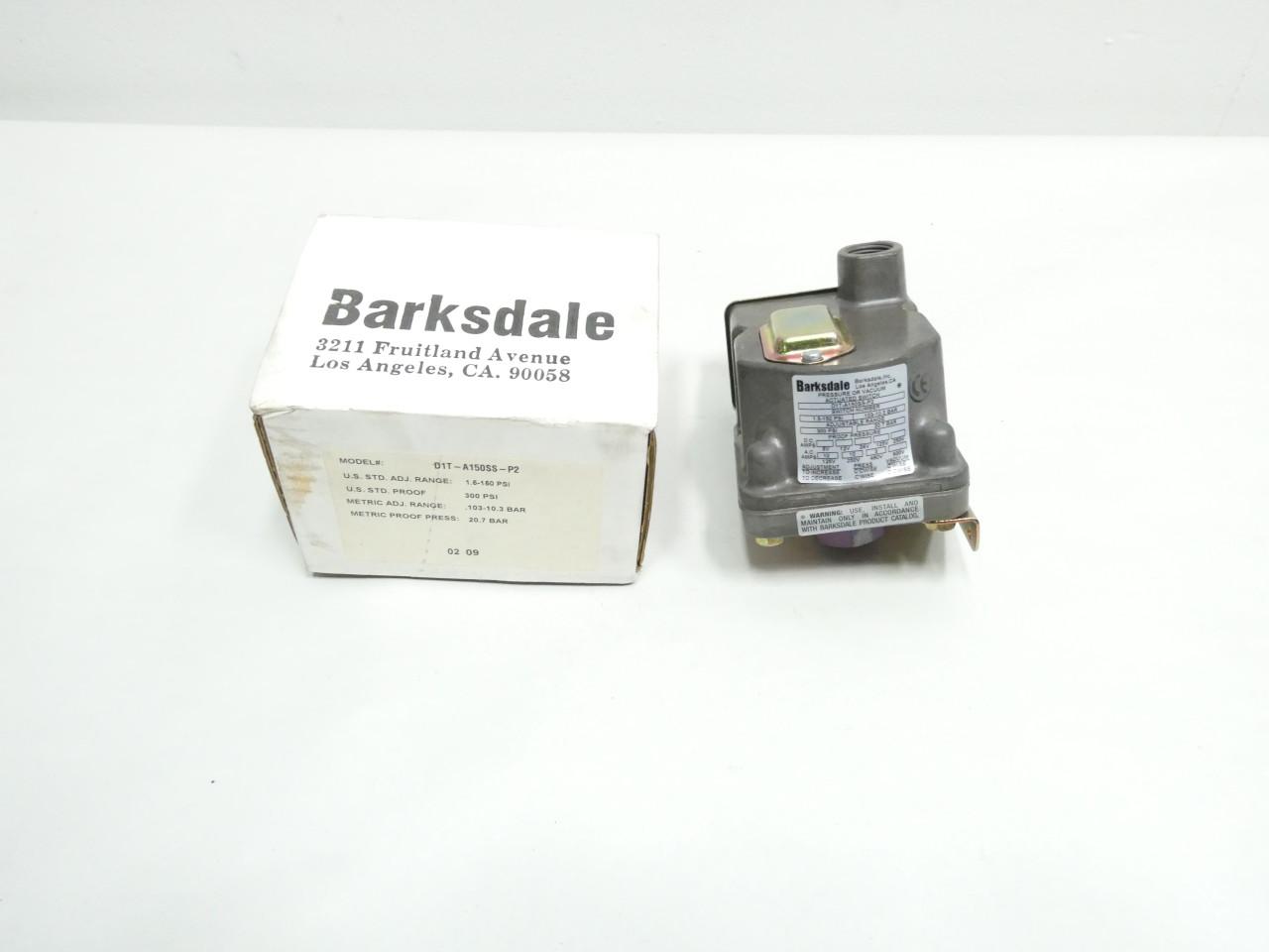 BARKSDALE D1T-A150SS-P2