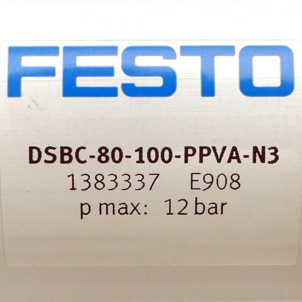 Produktfoto 2 von FESTO Normzylinder DSBC-80-100-PPVA-N3