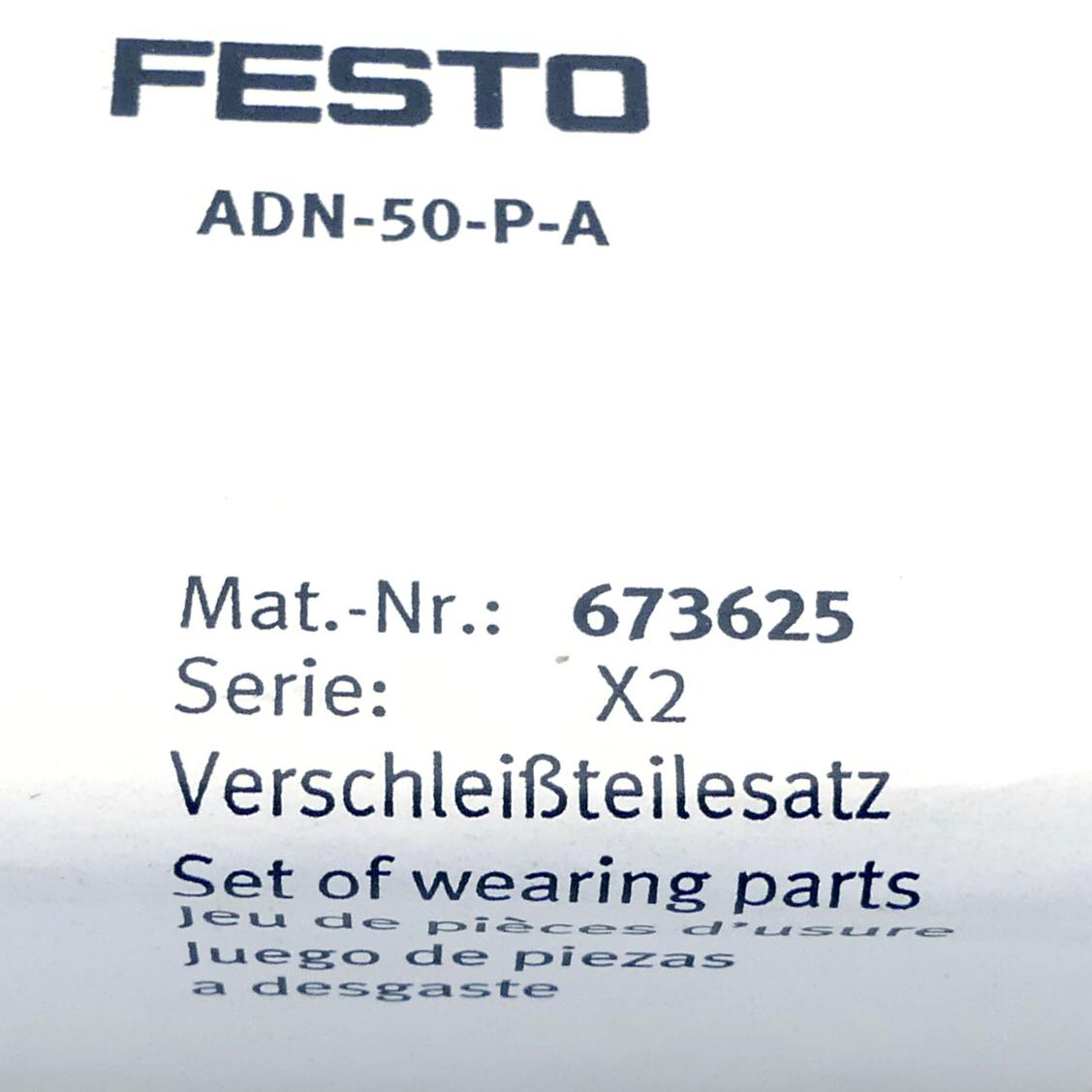 Produktfoto 2 von FESTO Verschleißteilsatz ADN-50-P-A