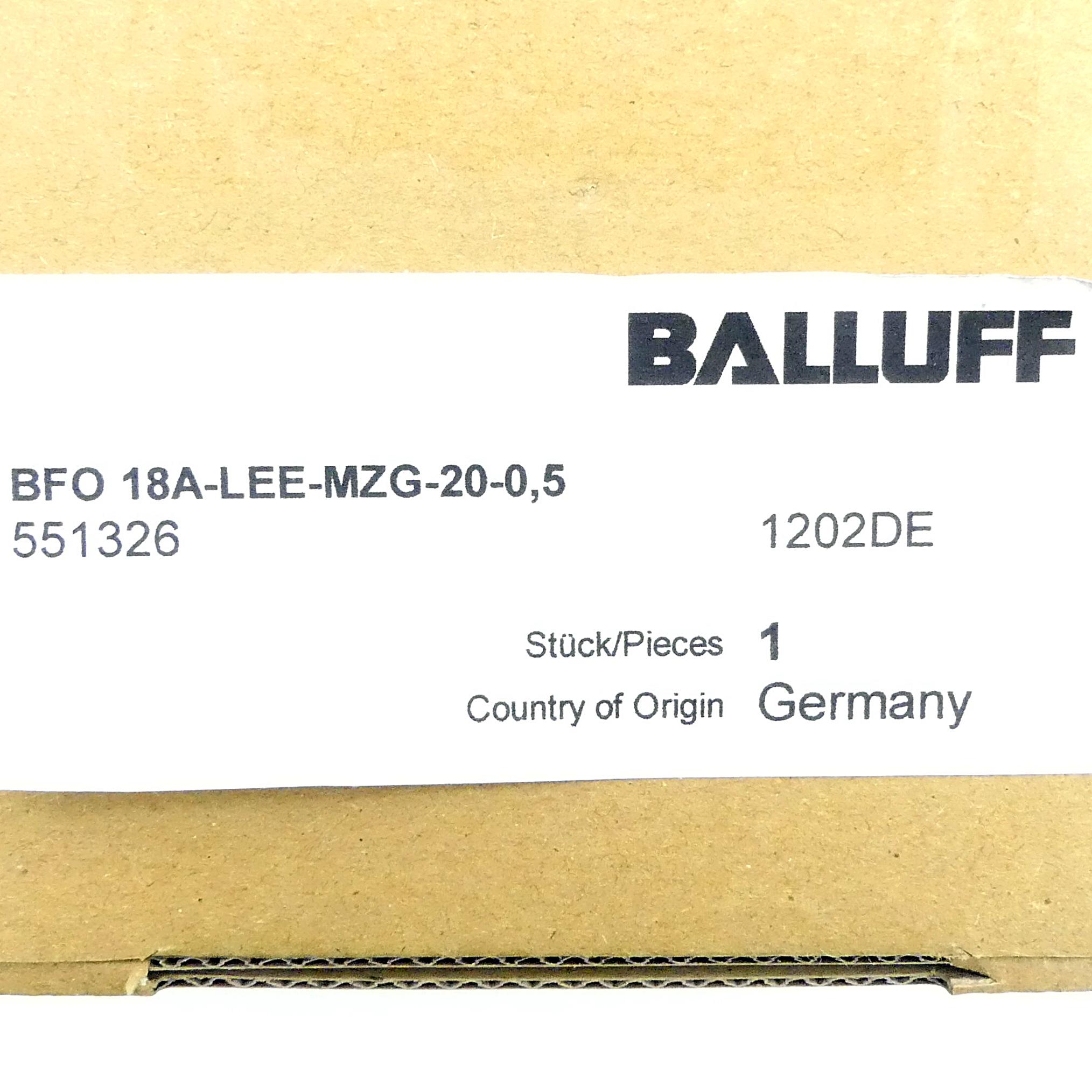 Produktfoto 2 von BALLUFF Lichtwellenleiter BFO0013