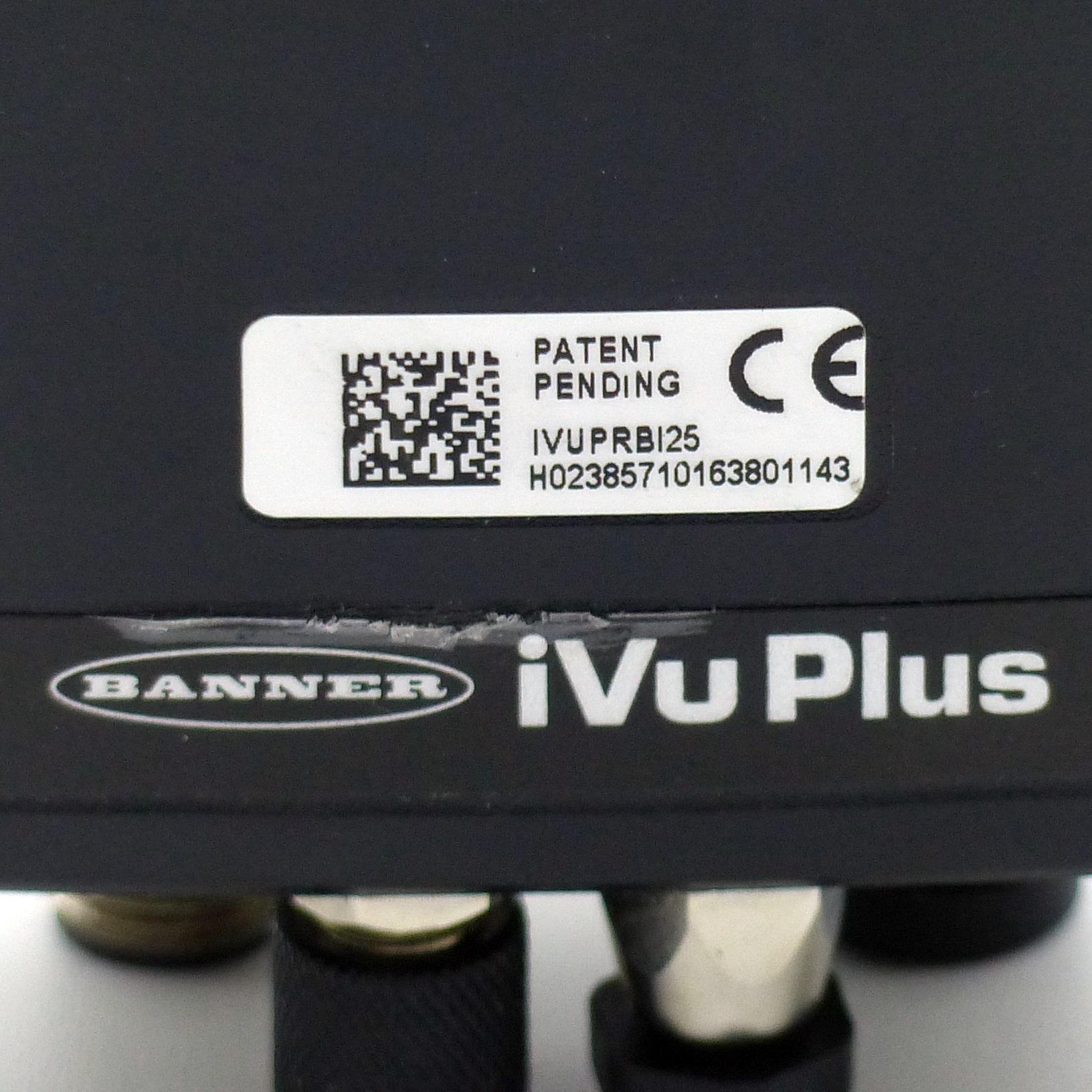 Produktfoto 2 von BANNER Remote Sensor with Ethernet iVu Plus