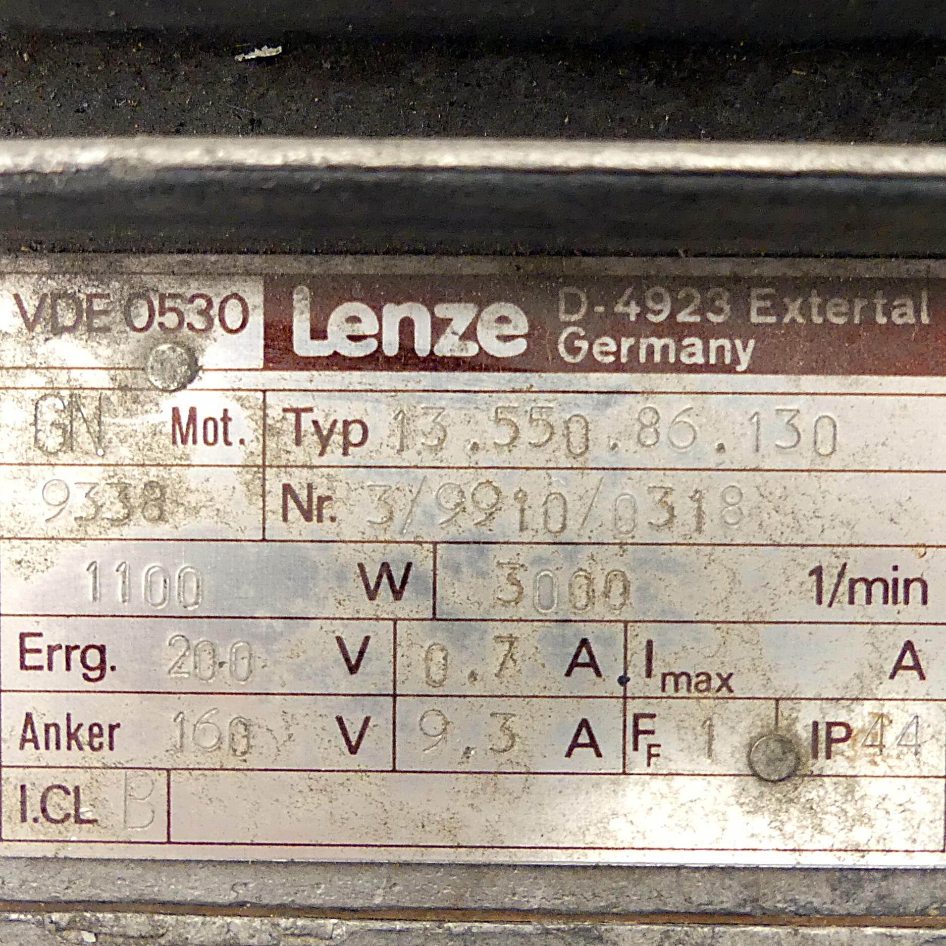 Produktfoto 2 von LENZE Elektromotor