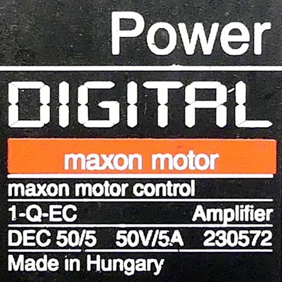 Produktfoto 2 von MAXON MOTOR 1-Q-EC Verstärker DEC 50/5