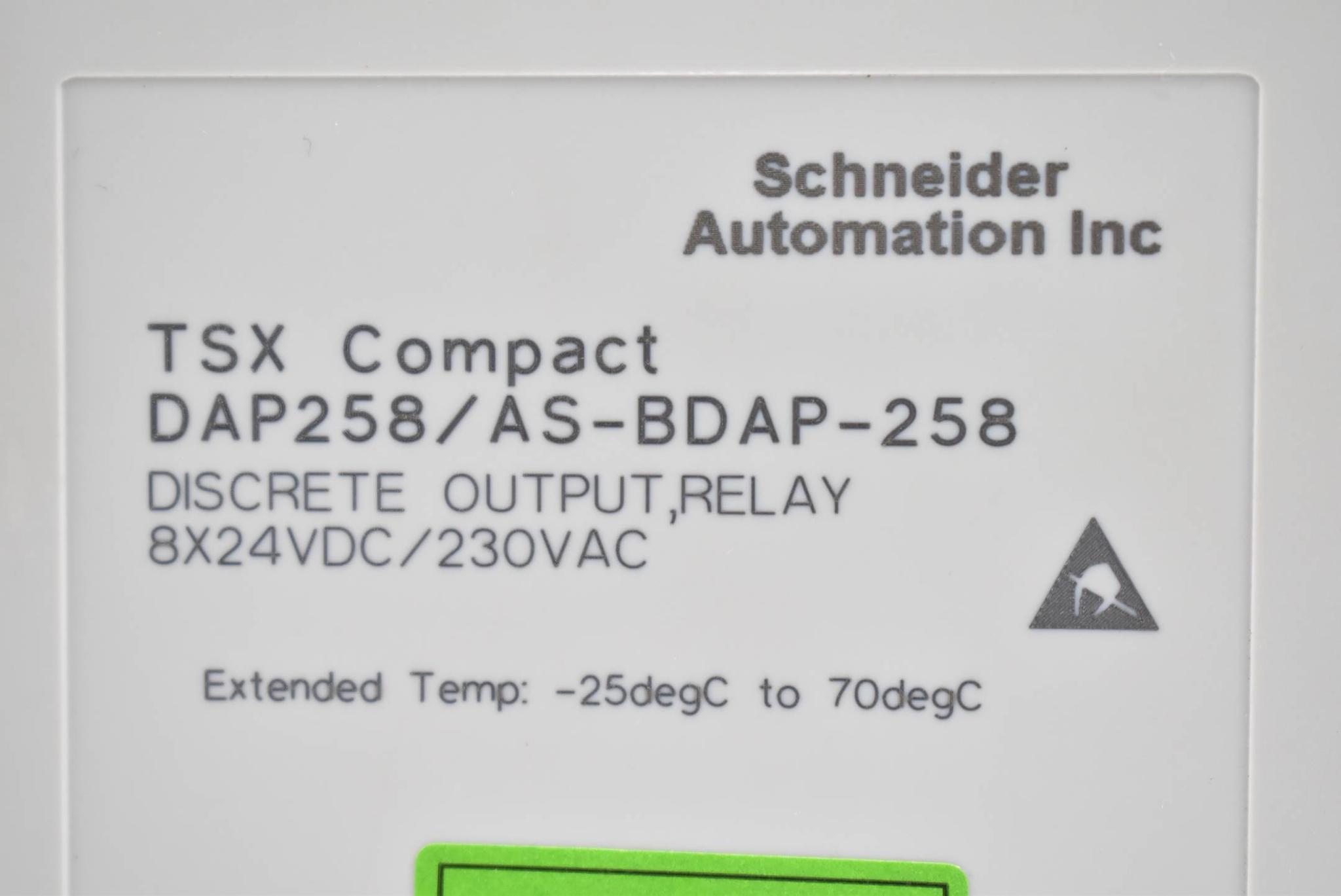 Produktfoto 3 von Schneider automatiion TSX Compact Discrete Output Relay DAP258/AS-BDAP-258