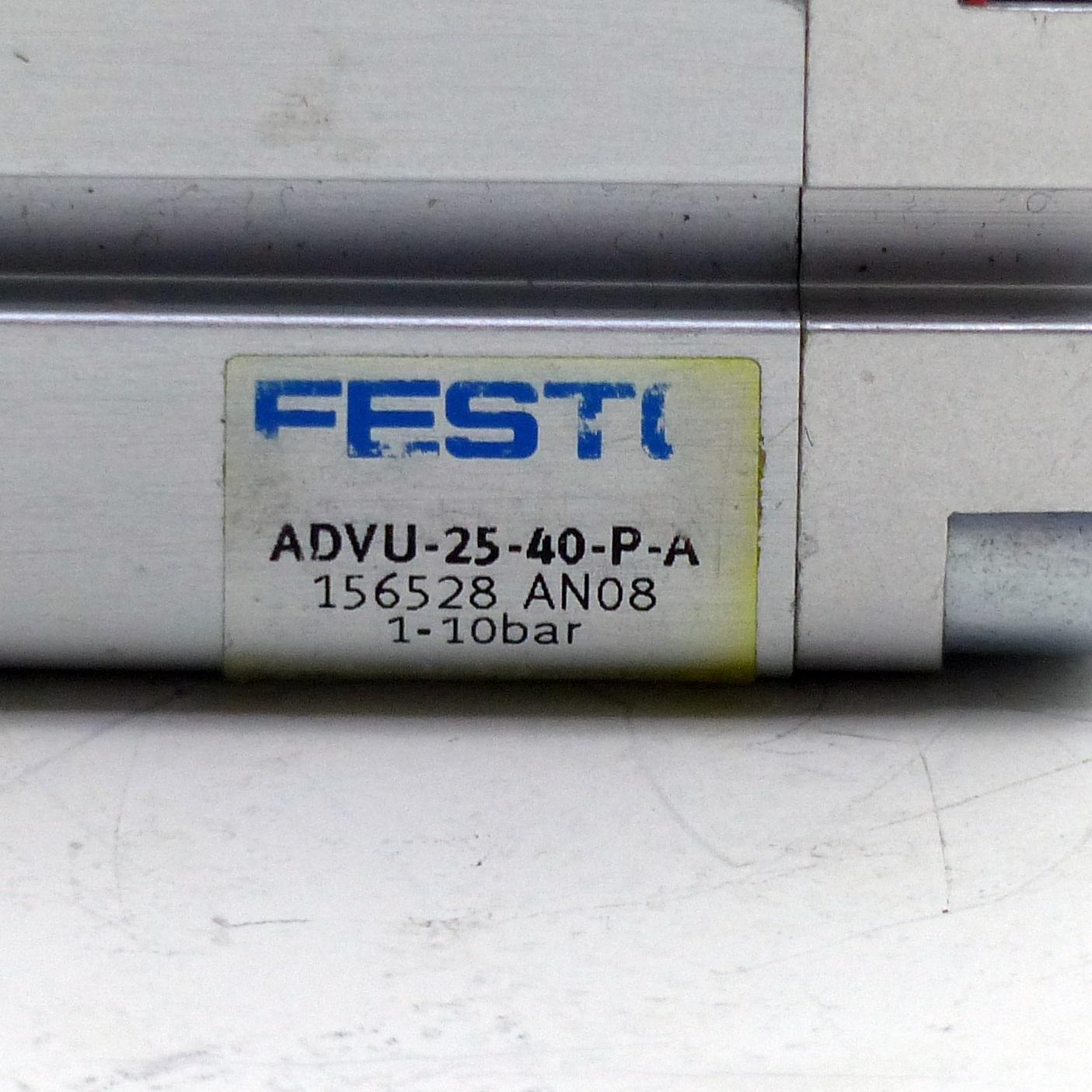 Produktfoto 2 von FESTO Kurzhubzylinder ADVU-25-40-P-A