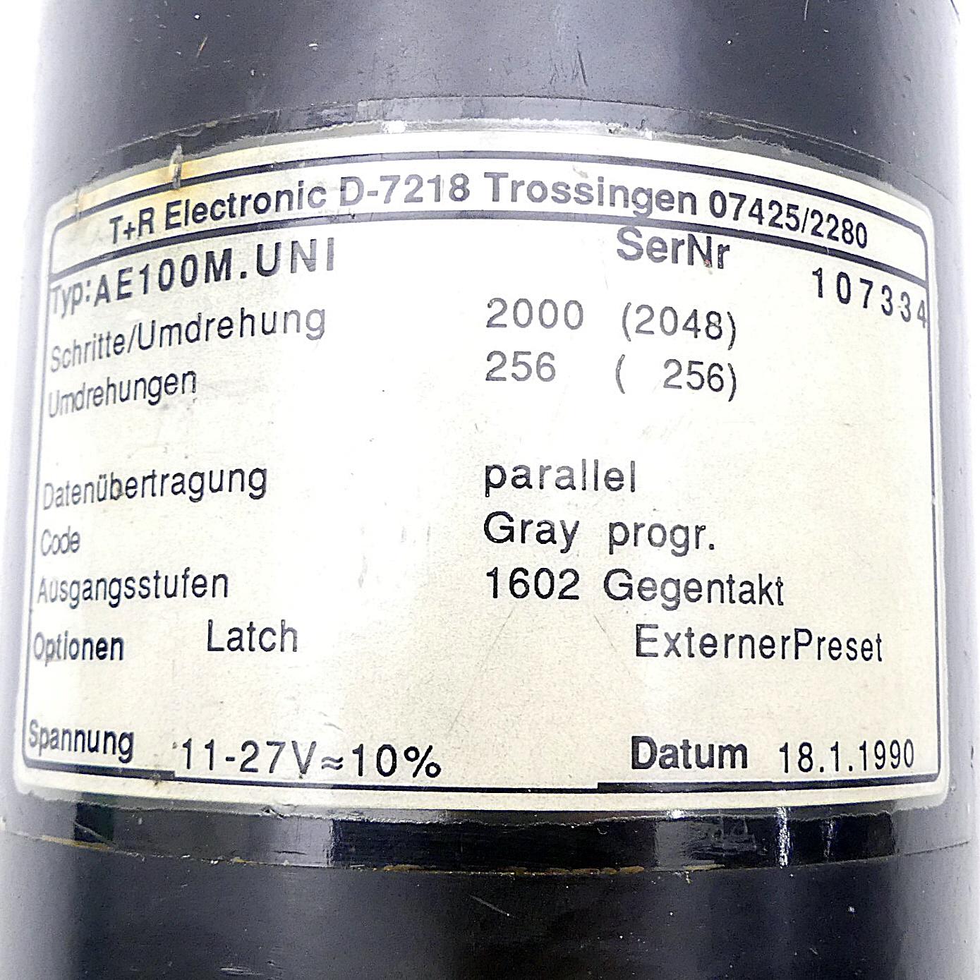 Produktfoto 2 von TR ELECTRONIC Drehgeber AE100M.UNI