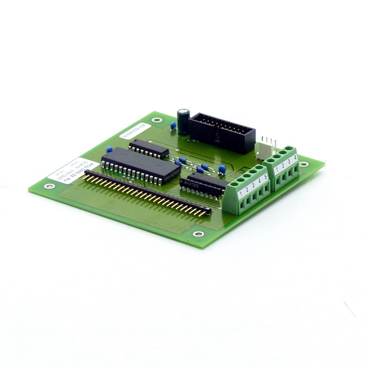 SCA SCHUCKER PC BOARD PCU 3000-22 PU