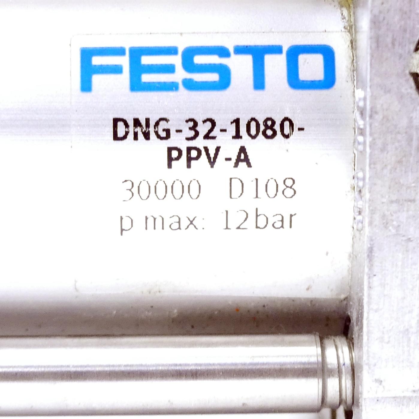 Produktfoto 2 von FESTO Pneumatikzylinder DNG-32-1080-PPV-A