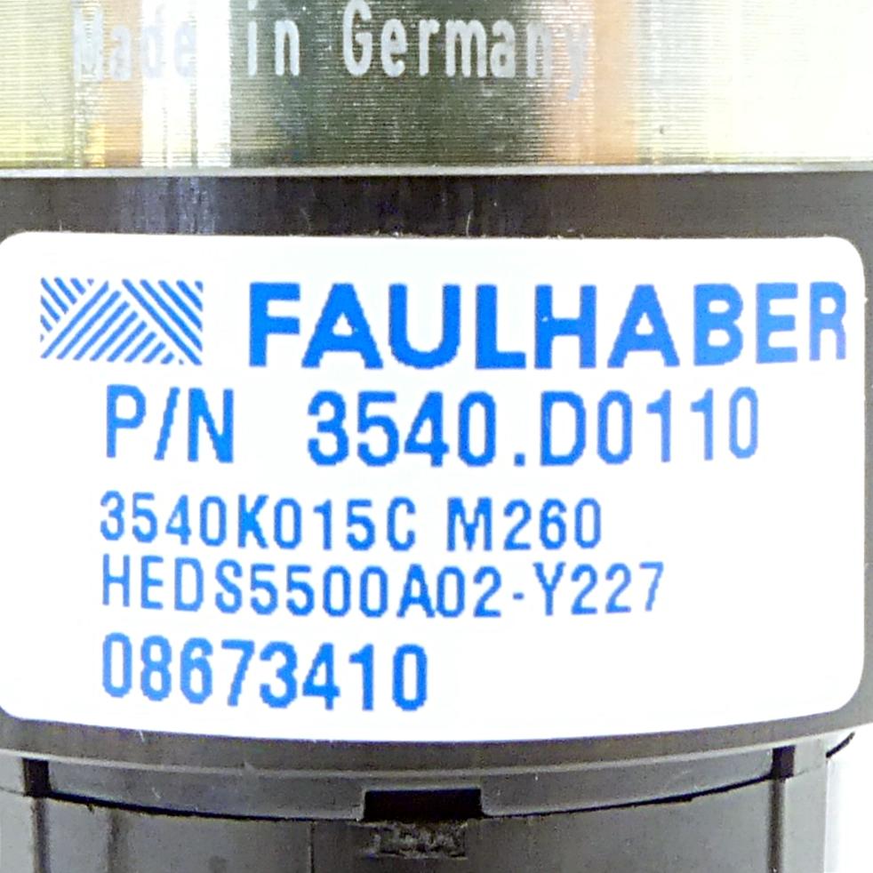 Produktfoto 2 von FAULHABER Servomotor 3540K015C