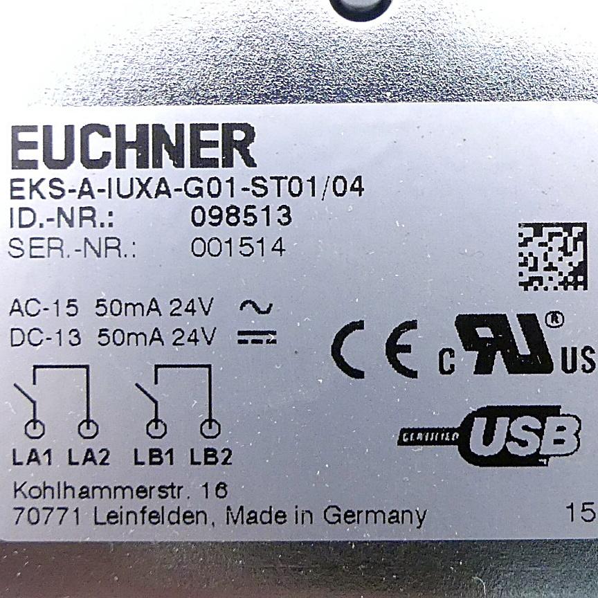 Produktfoto 2 von EUCHNER Schlüsselaufnahme mit USB