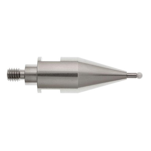 Produktfoto 1 von M6 Ø3 mm Zirkonoxidkugel, kegelförmiger Tastereinsatz für Faro Messarme, L 43 mm, EAL 5,4 mm