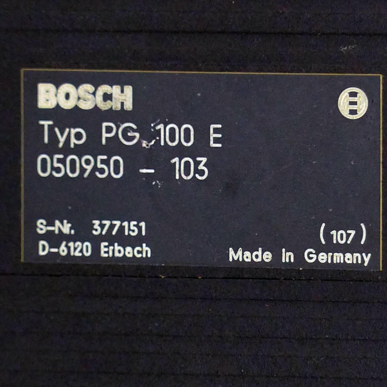 Produktfoto 2 von BOSCH Handbediengerät PG 100 E