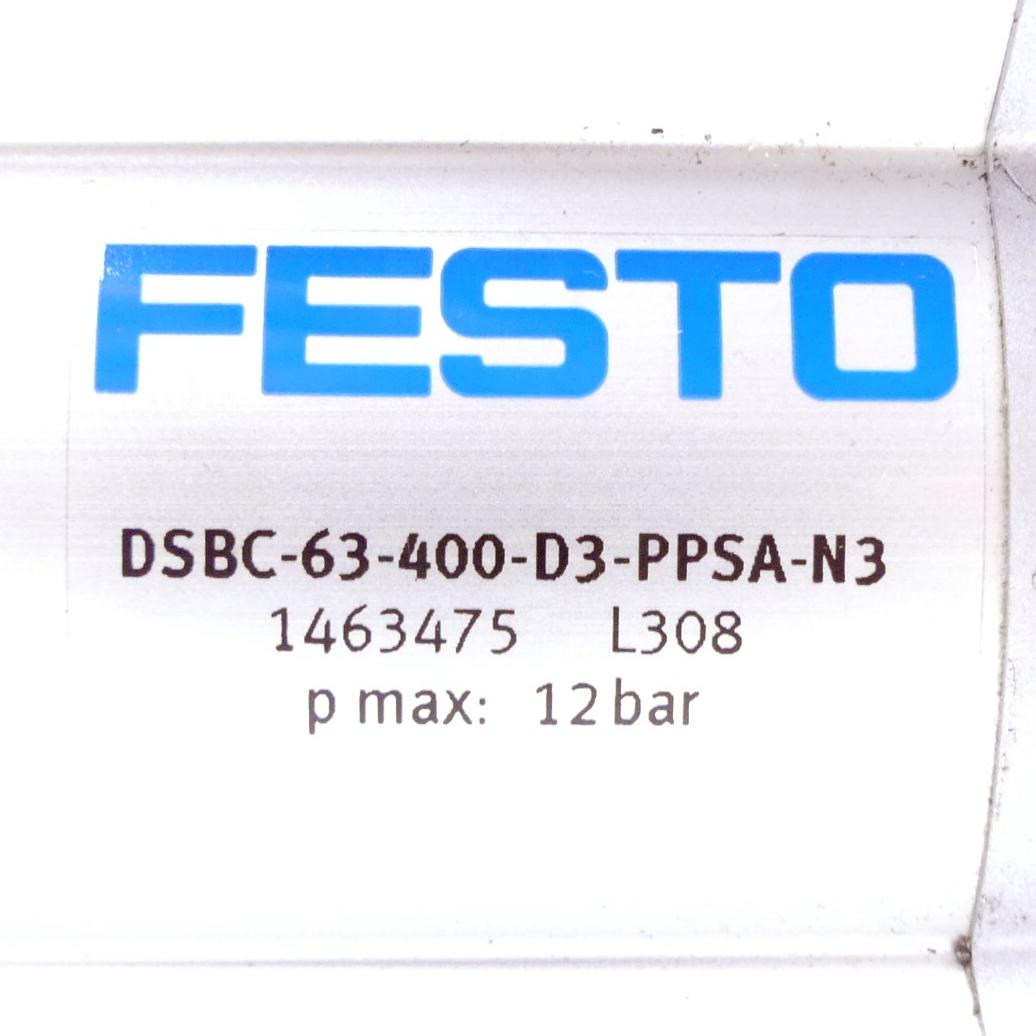 Produktfoto 2 von FESTO Pneumatikzylinder DSBC-63-400-D3-PPSA-N3