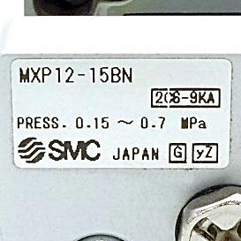 Produktfoto 2 von SMC Präzisions-Schlitteneinheit MXP12-15BN