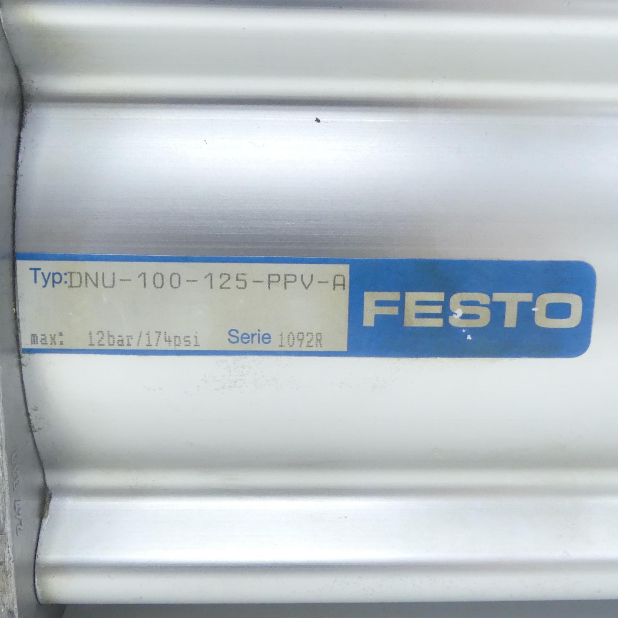 Produktfoto 2 von FESTO Pneumatikzylinder DNU-100-125-PPV-A