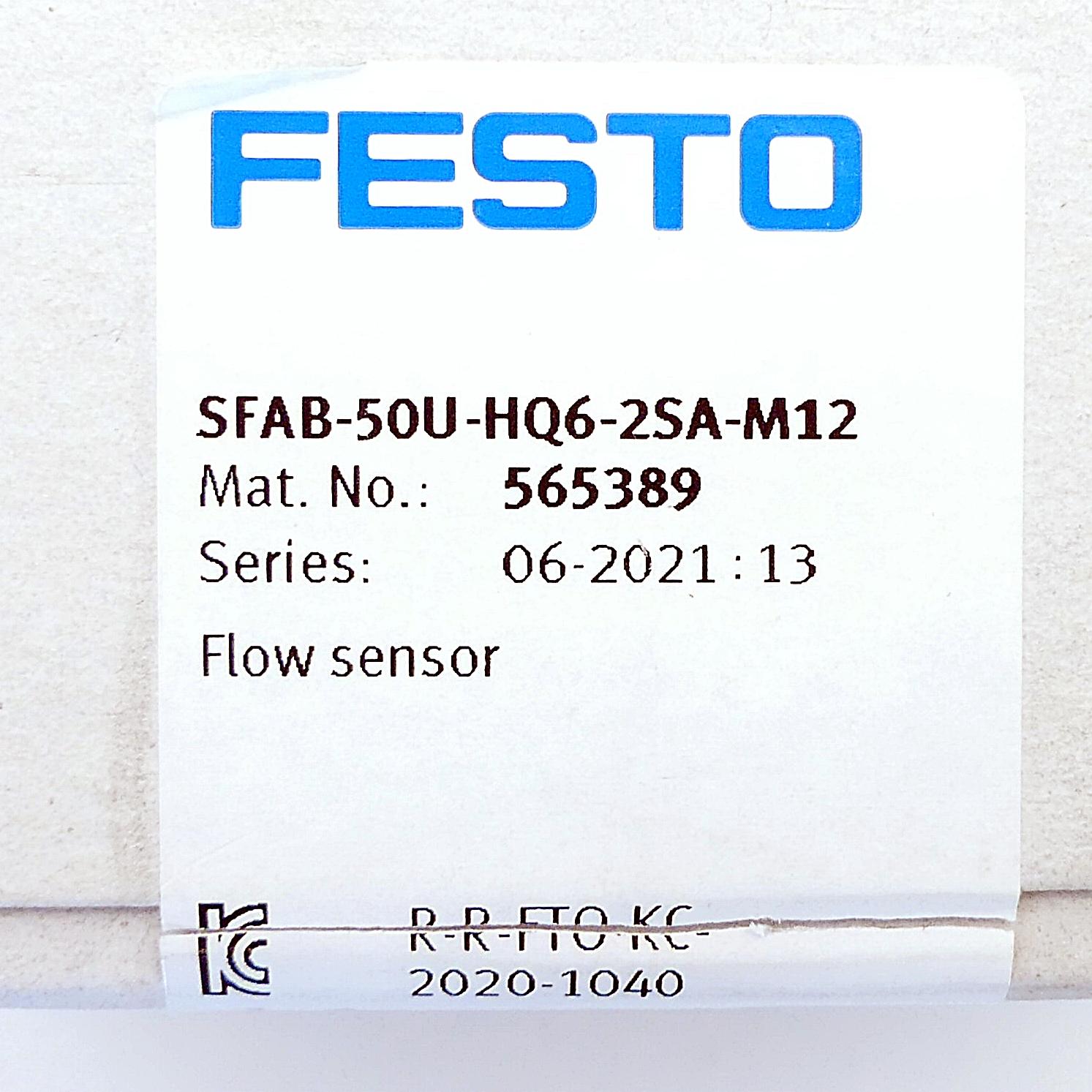 Produktfoto 2 von FESTO Durchflusssensor SFAB-5OU-HQ6-2SA-M12