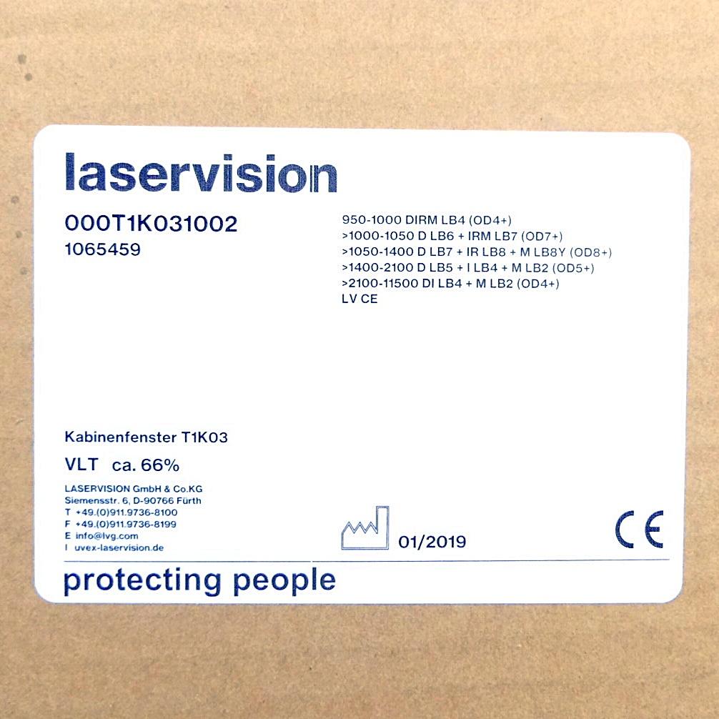 Produktfoto 2 von LASERVISION Kabinenfenster T1K03 1065459