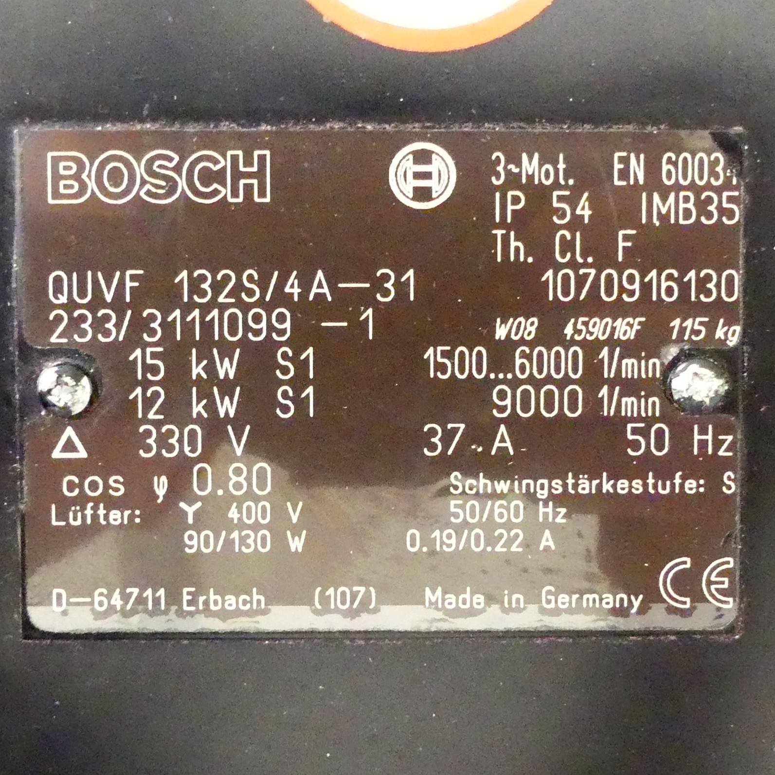 Produktfoto 2 von BOSCH 3 Phasen Motor QUVF 132S/4A-31