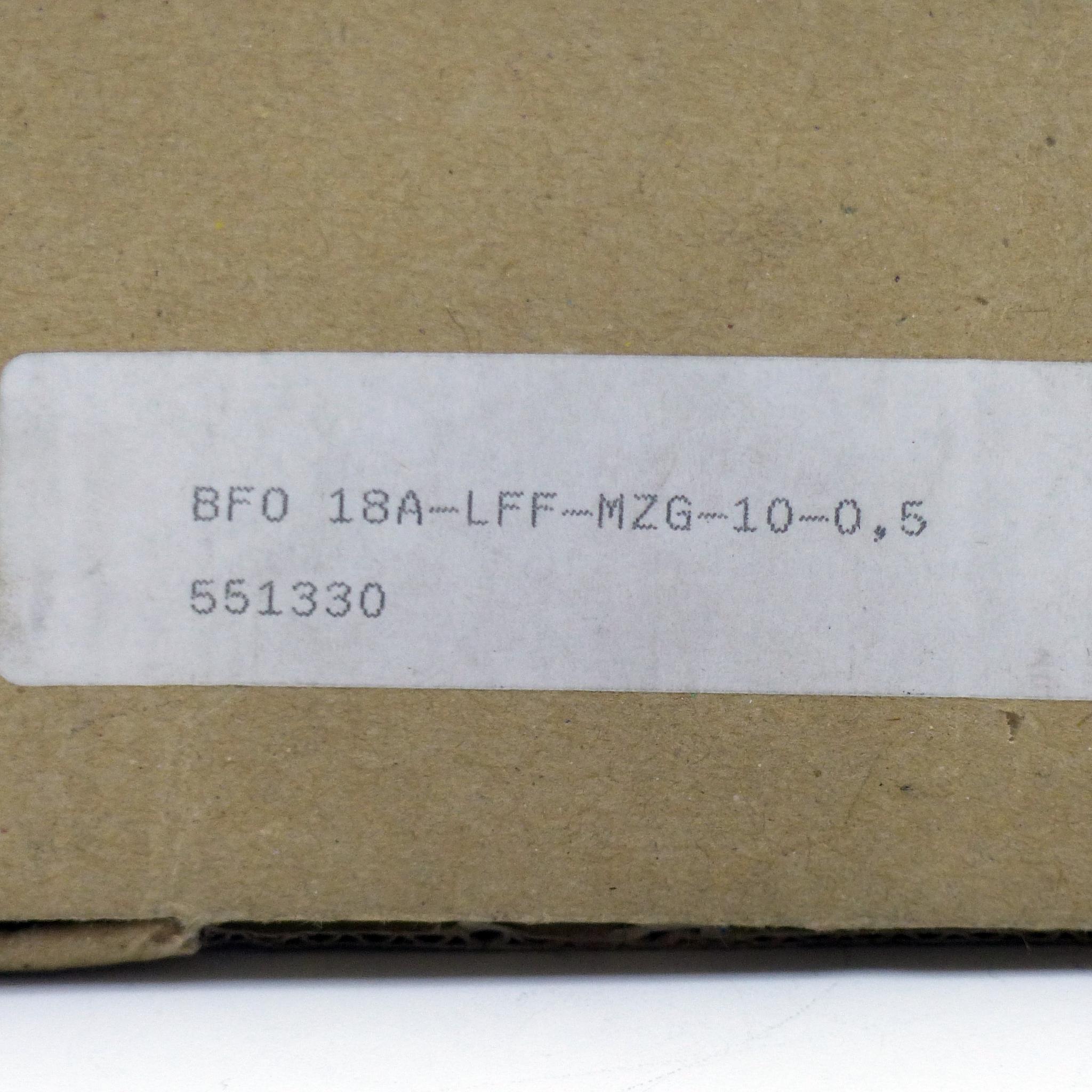 Produktfoto 2 von BALLUFF Faseroptik BFO 18A-LFF-MZG-10-0,5