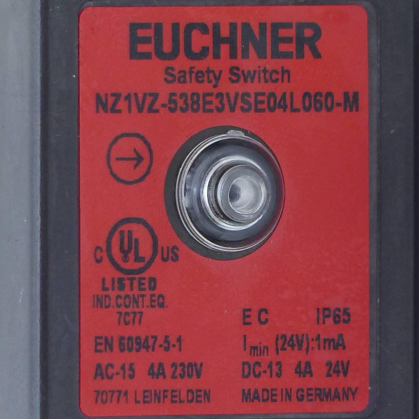 Produktfoto 2 von EUCHNER Sicherheitsschalter NZ1VZ-538E3VSE04L060-M