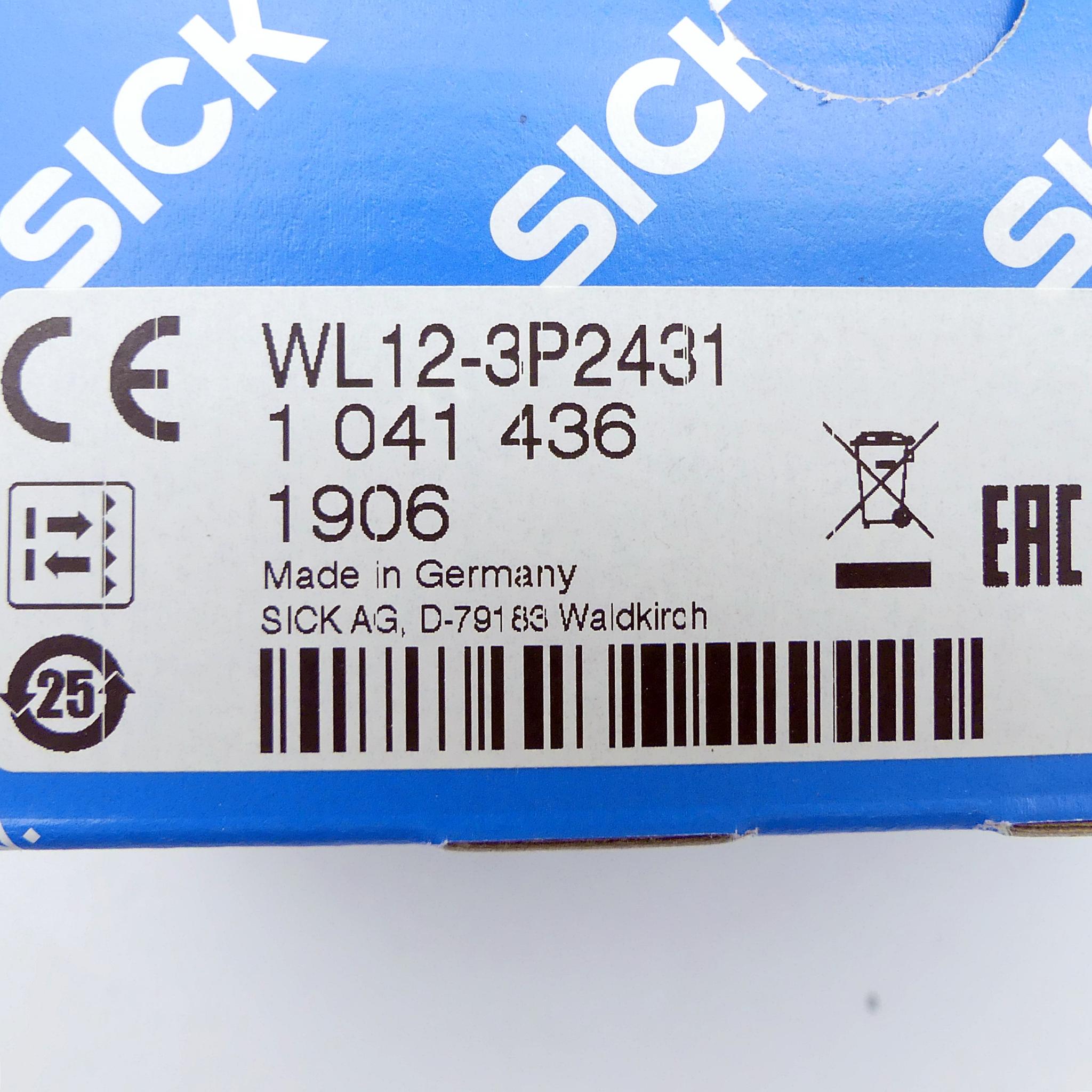 Produktfoto 2 von SICK Lichttaster WL12-3P2431