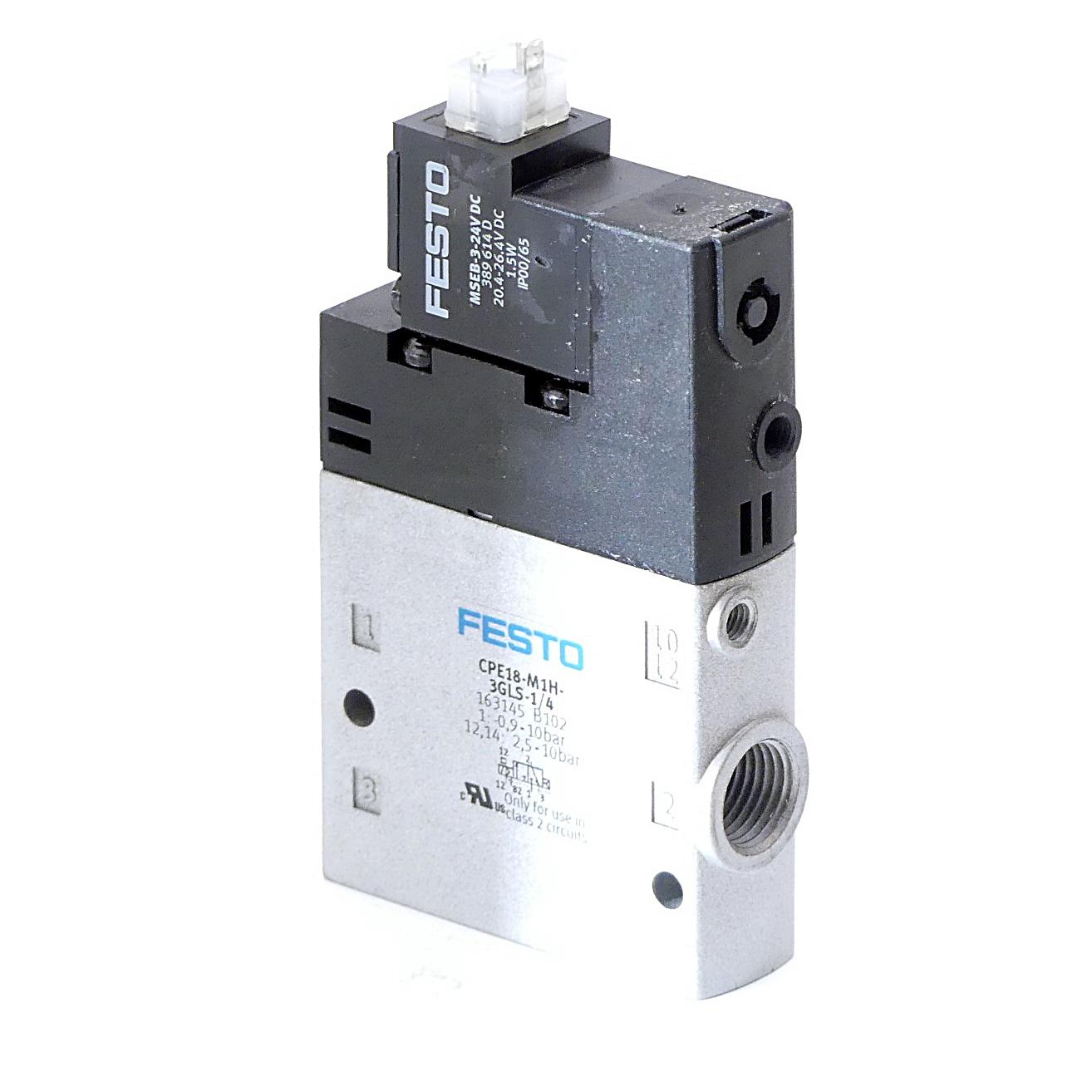 FESTO Magnetventil CPE18-M1H-3GLS-1/4