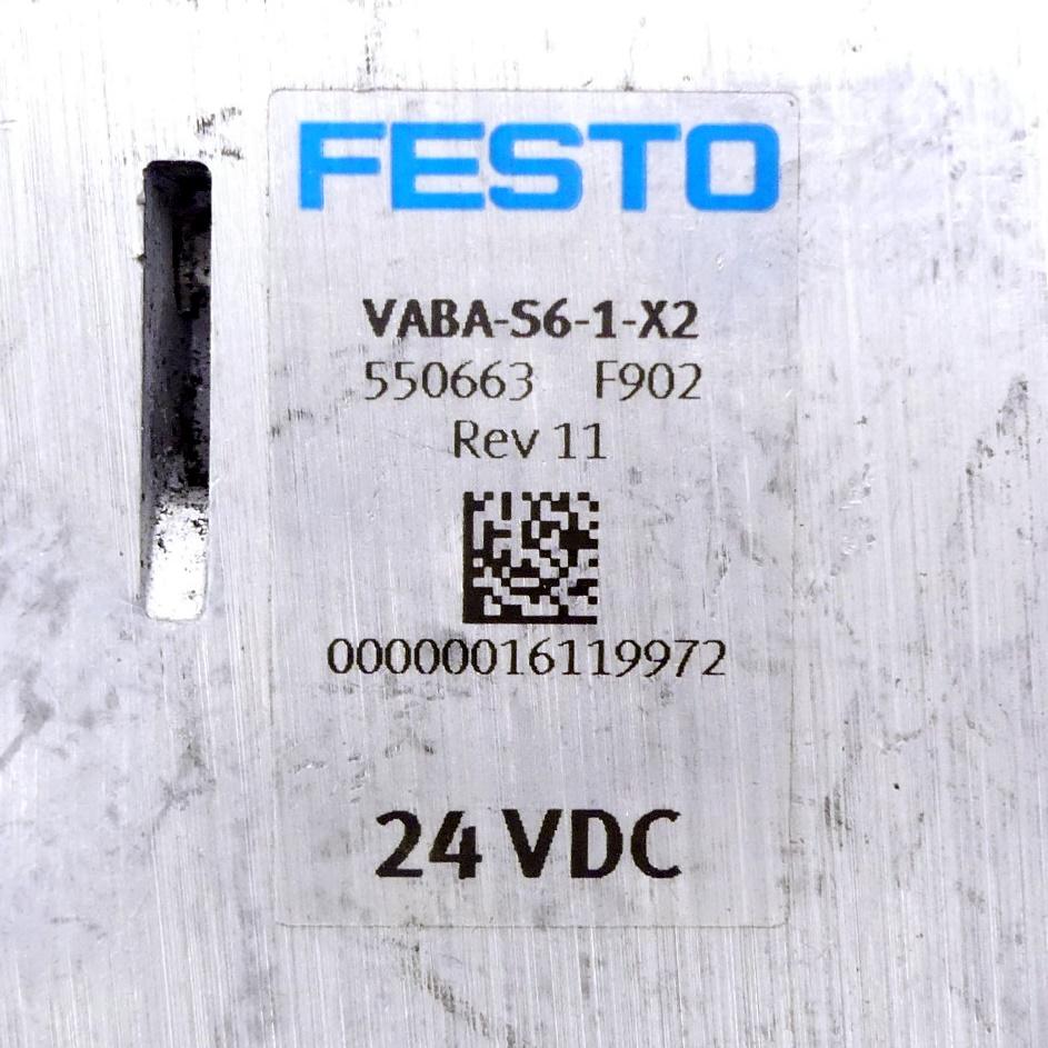 Produktfoto 2 von FESTO Pneumatik-Anschaltung VABA-S6-1-X2