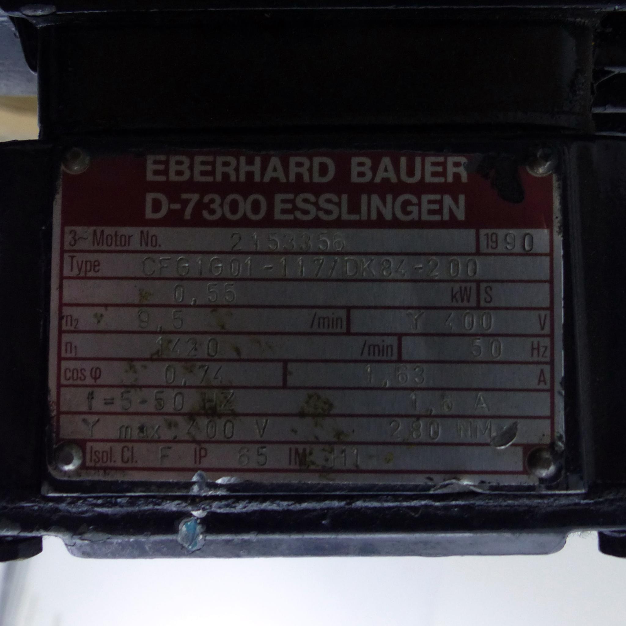 Produktfoto 2 von EBERHARD BAUER Getriebemotor