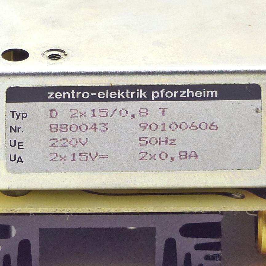 Produktfoto 2 von ZENTRO-ELEKTRIK Netzgerät D 2x 15/0,8 T