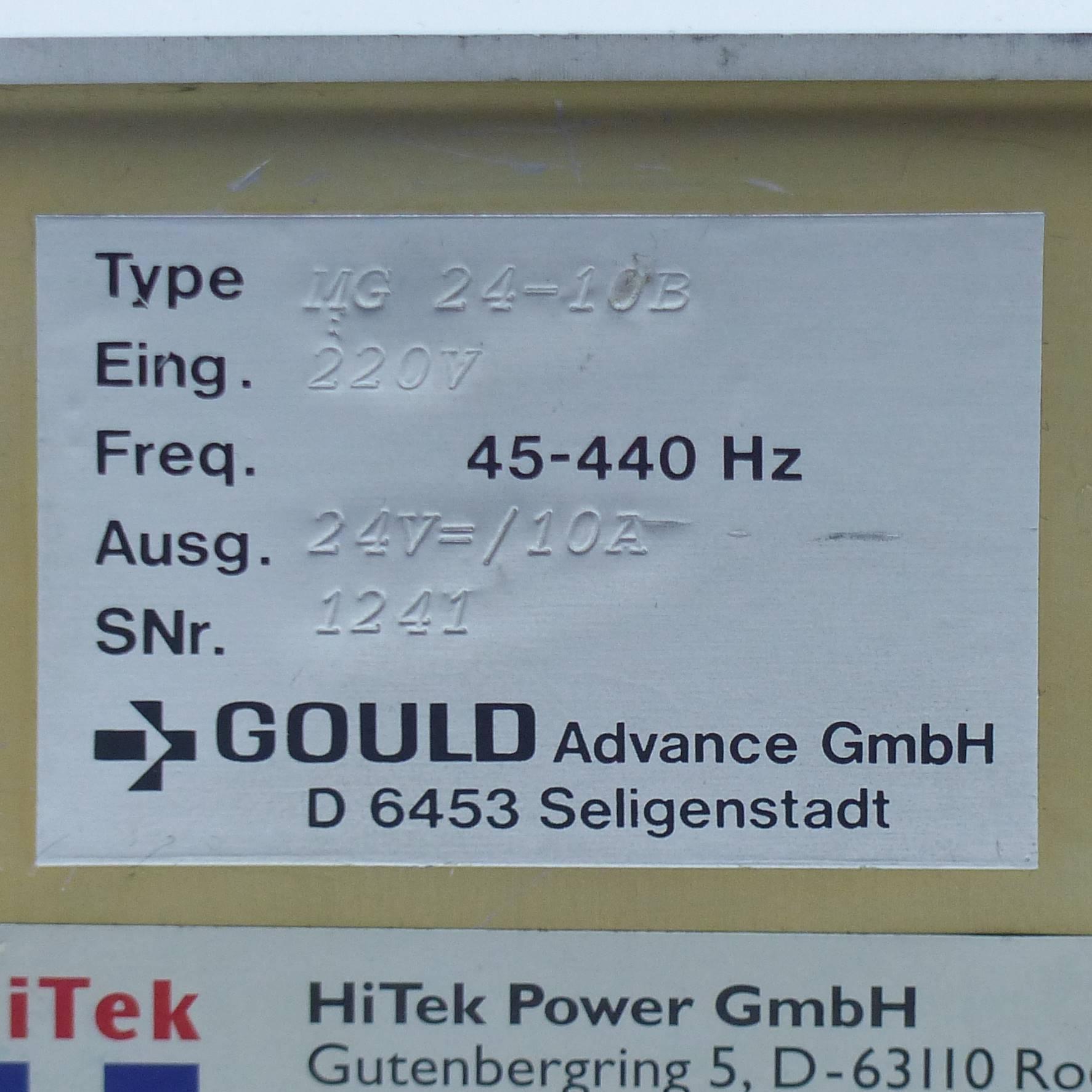 Produktfoto 2 von GOULD Energieversorgung