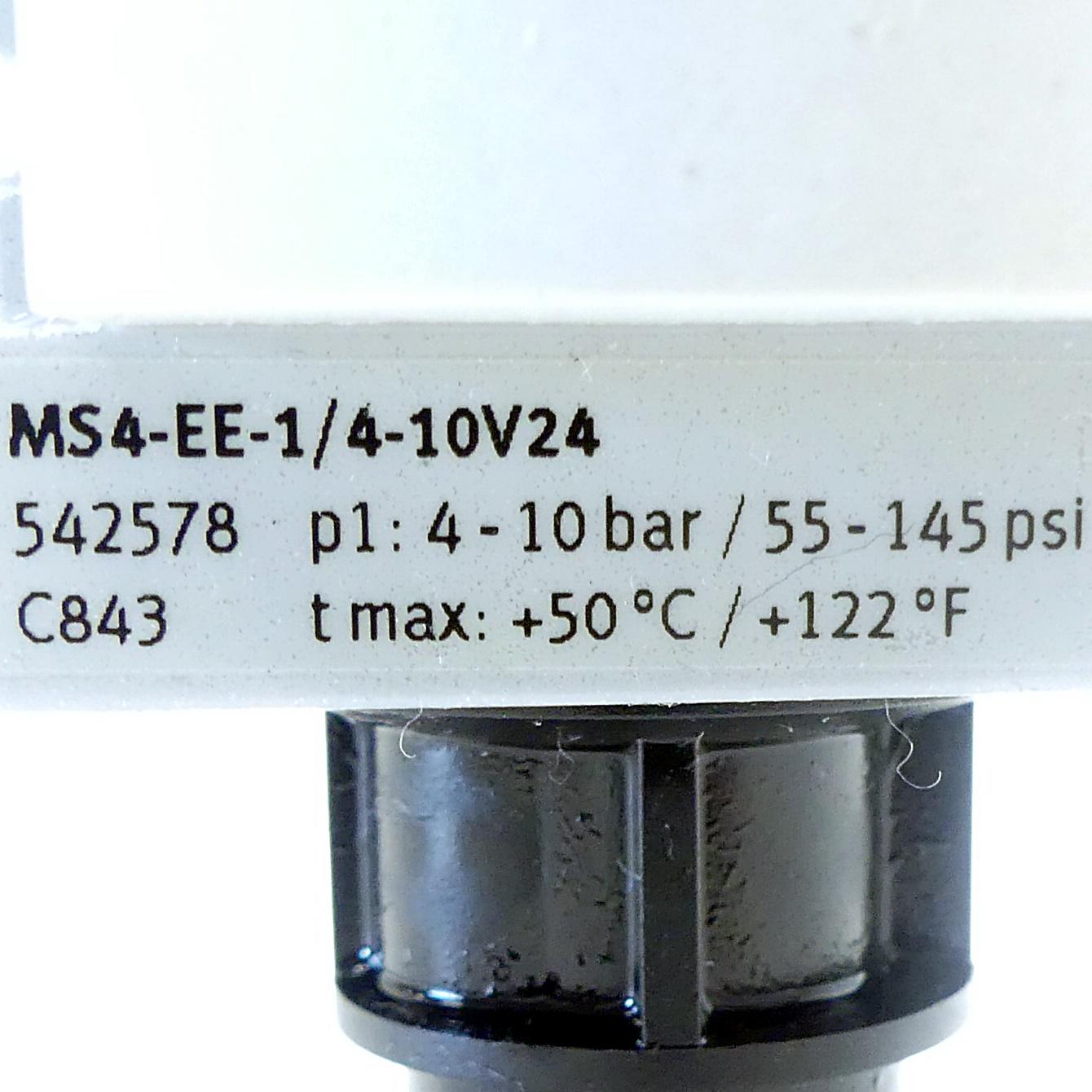 Produktfoto 2 von FESTO Einschaltventil MS4-EE-1/4-10V24