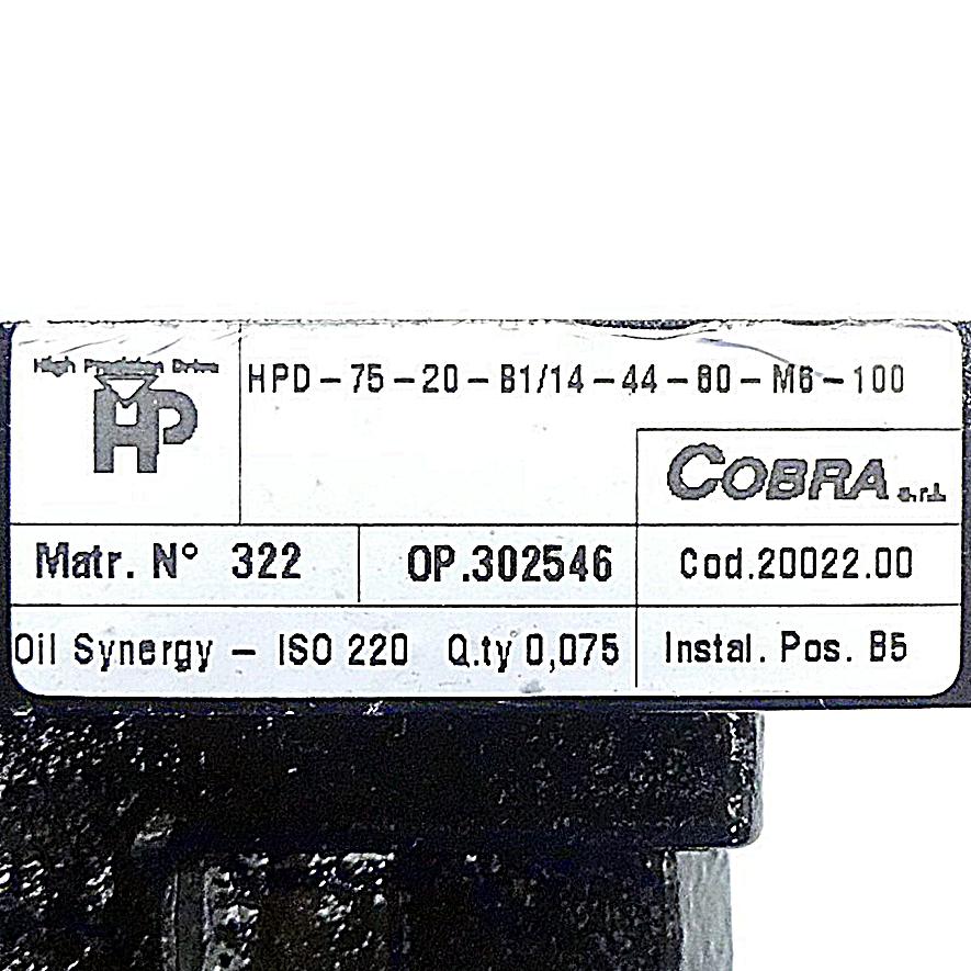 Produktfoto 2 von COAX Getriebe 322