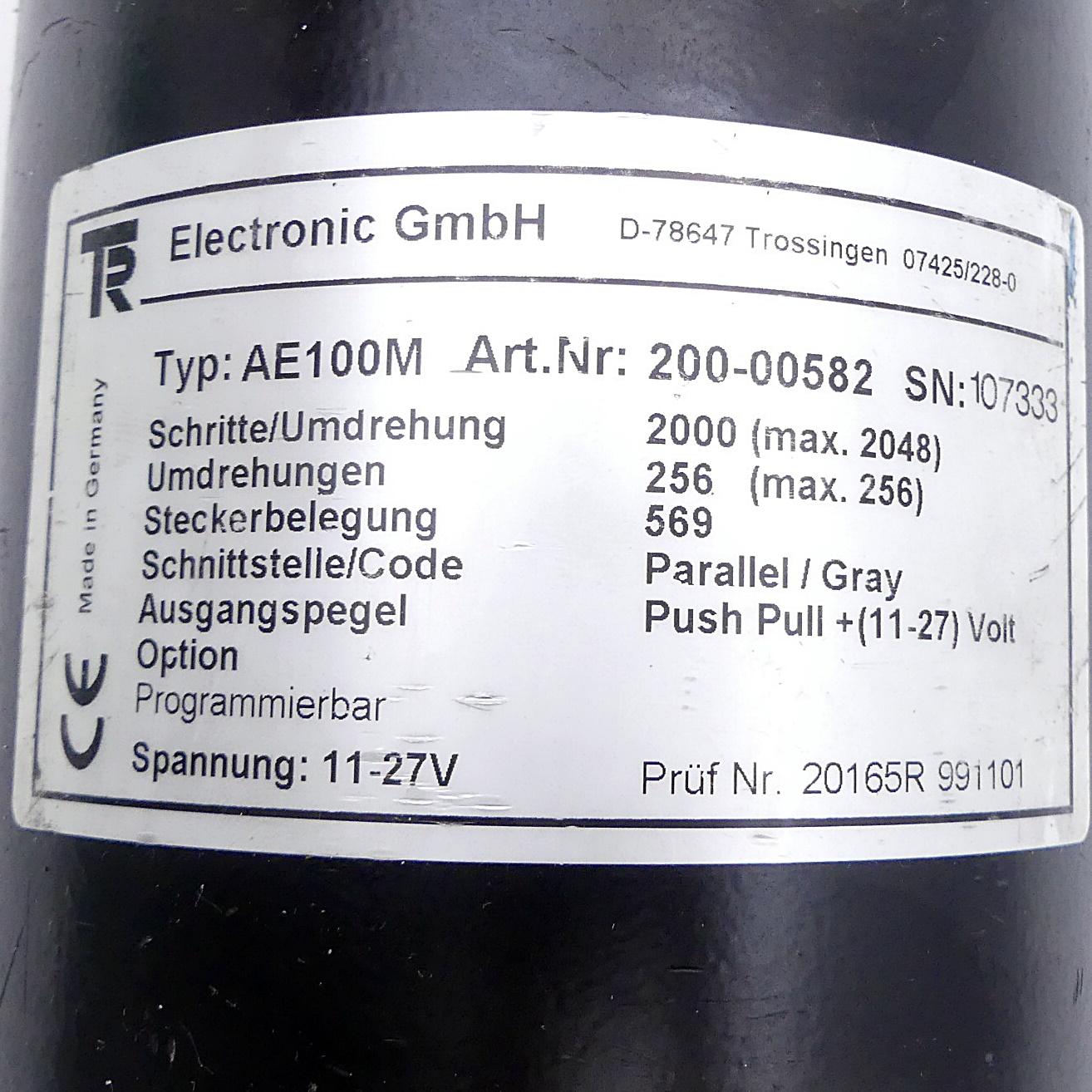 Produktfoto 2 von TR ELECTRONIC Drehgeber AE100M