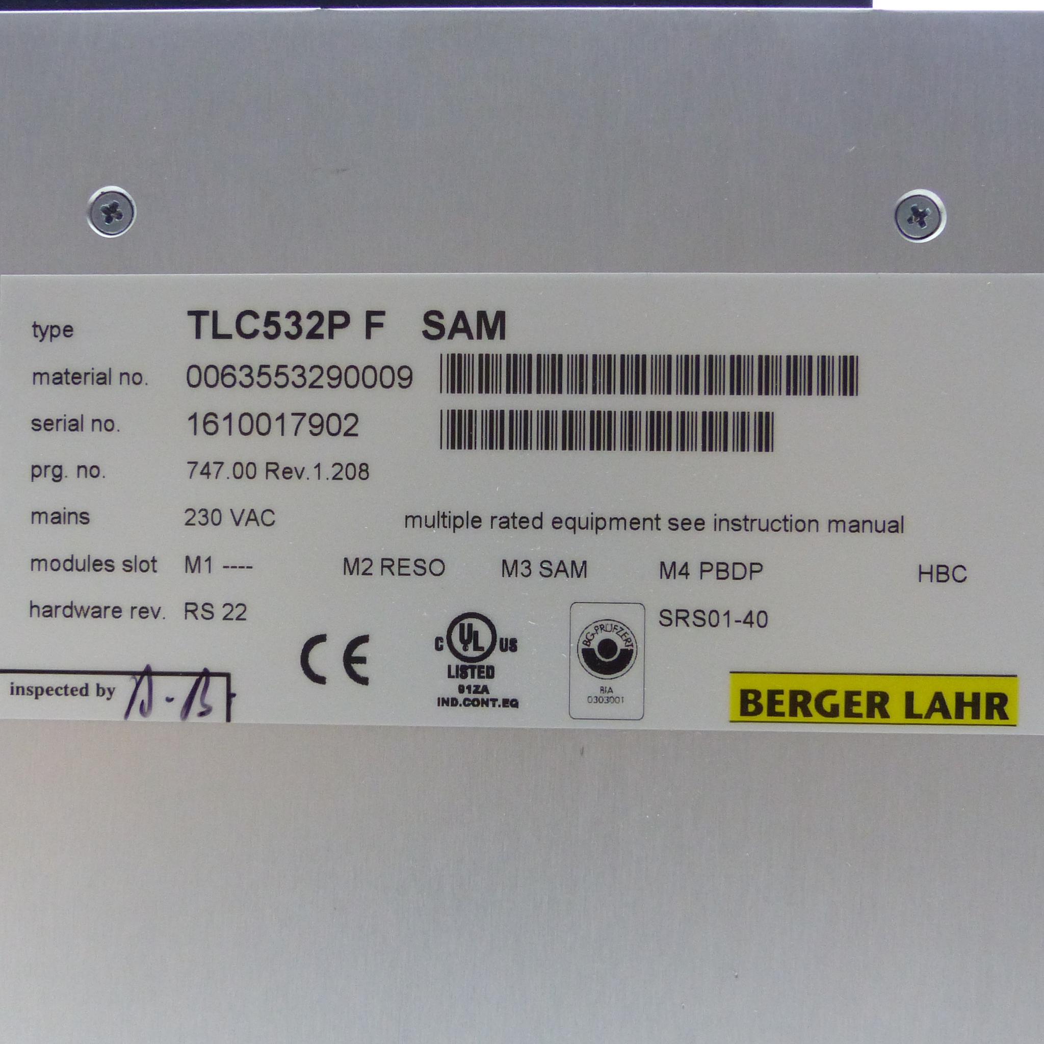 Produktfoto 2 von BERGER LAHR Twin Line Servo Drive TLC532P F SAM