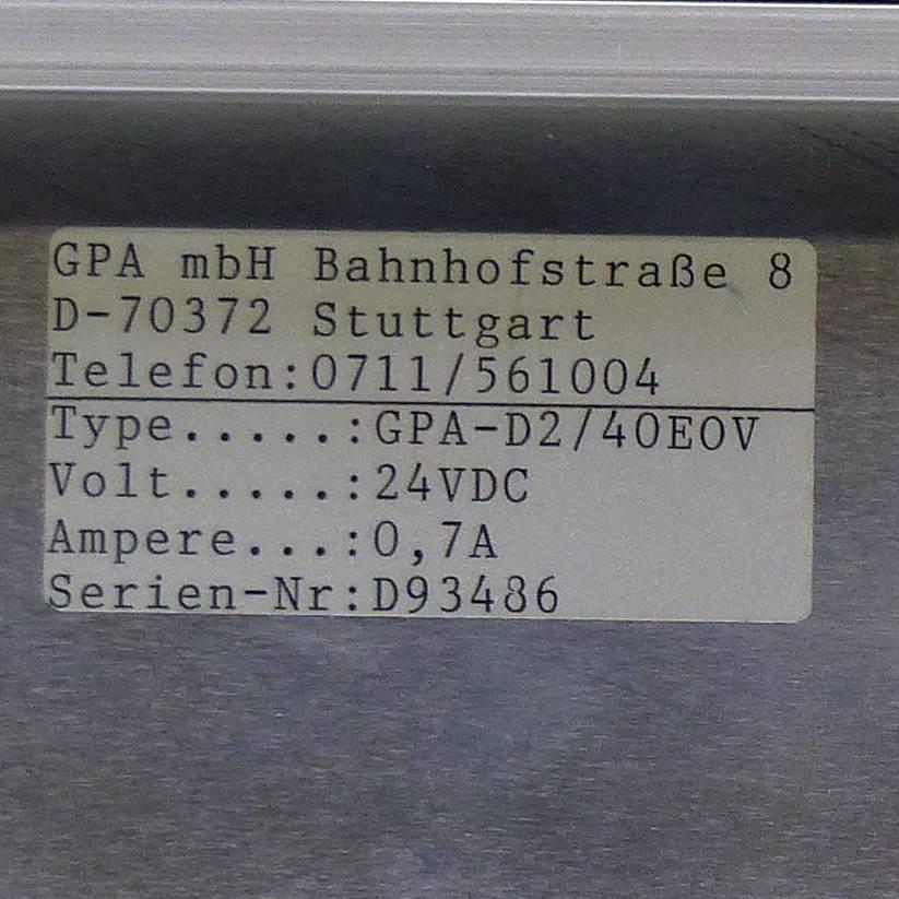 Produktfoto 2 von GPA Textanzeige mit Controller